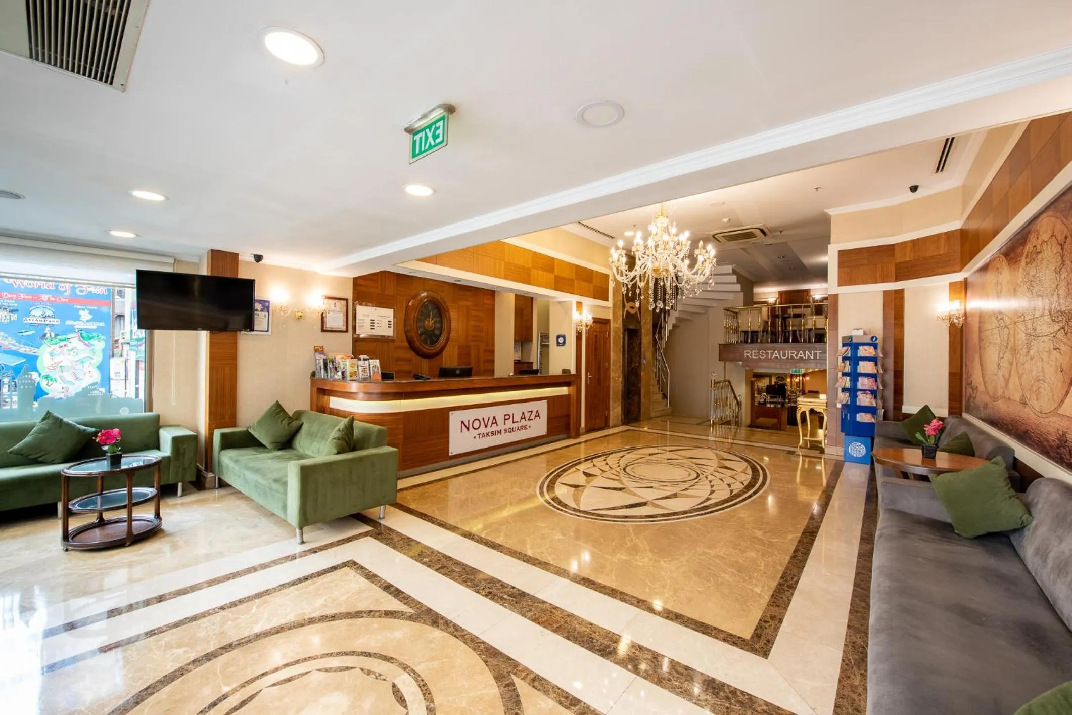 Lobby or reception in Nova Plaza Taksim Square