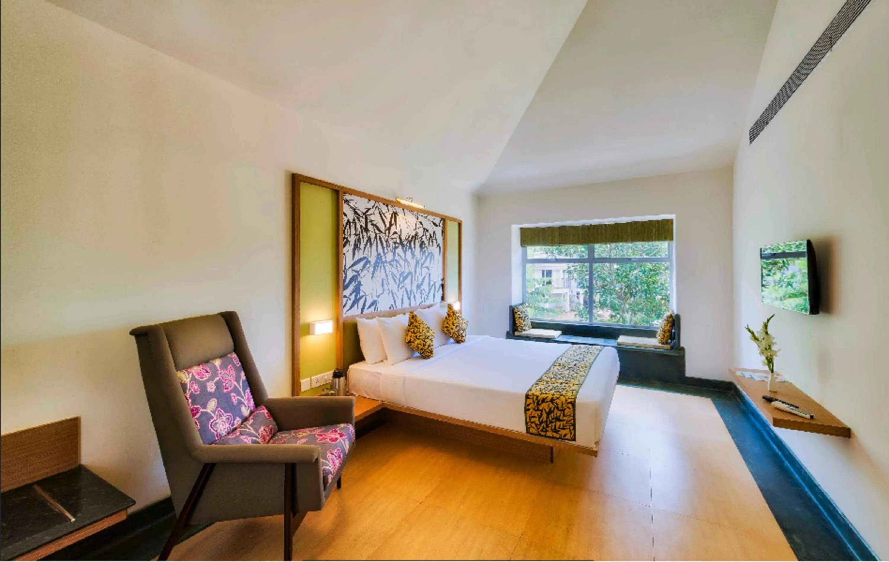 Seating area, Bed in Sterling Wayanad