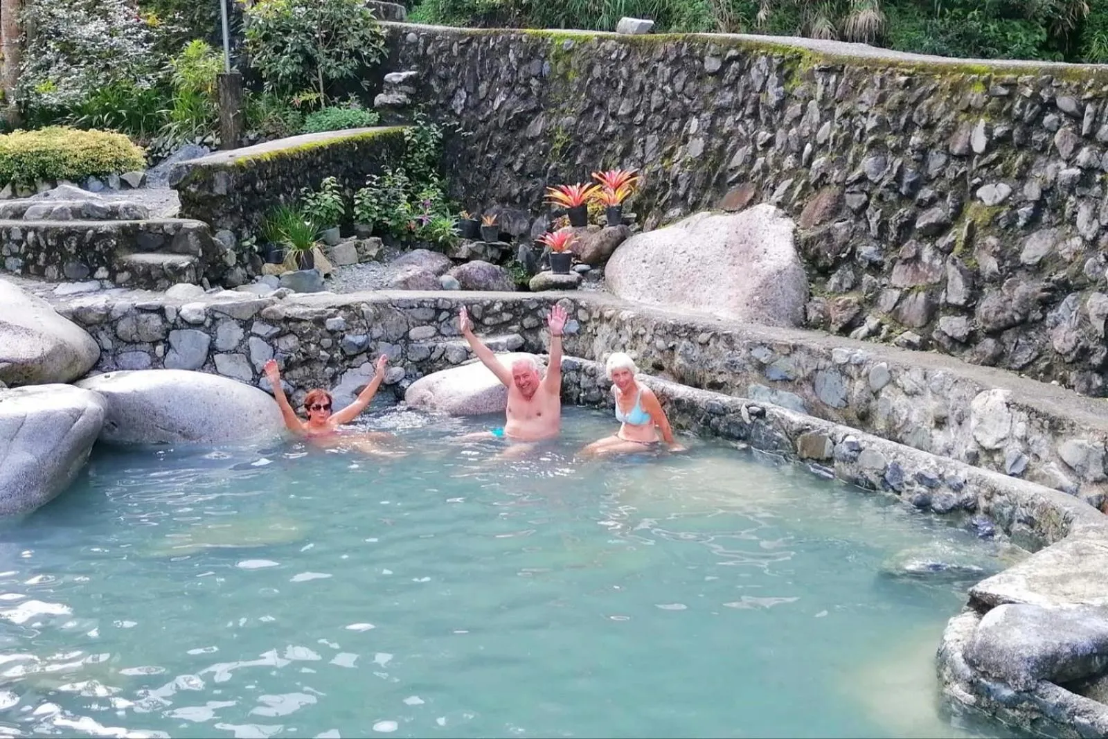 group of guests in Hiwang Native House Inn & Viewdeck