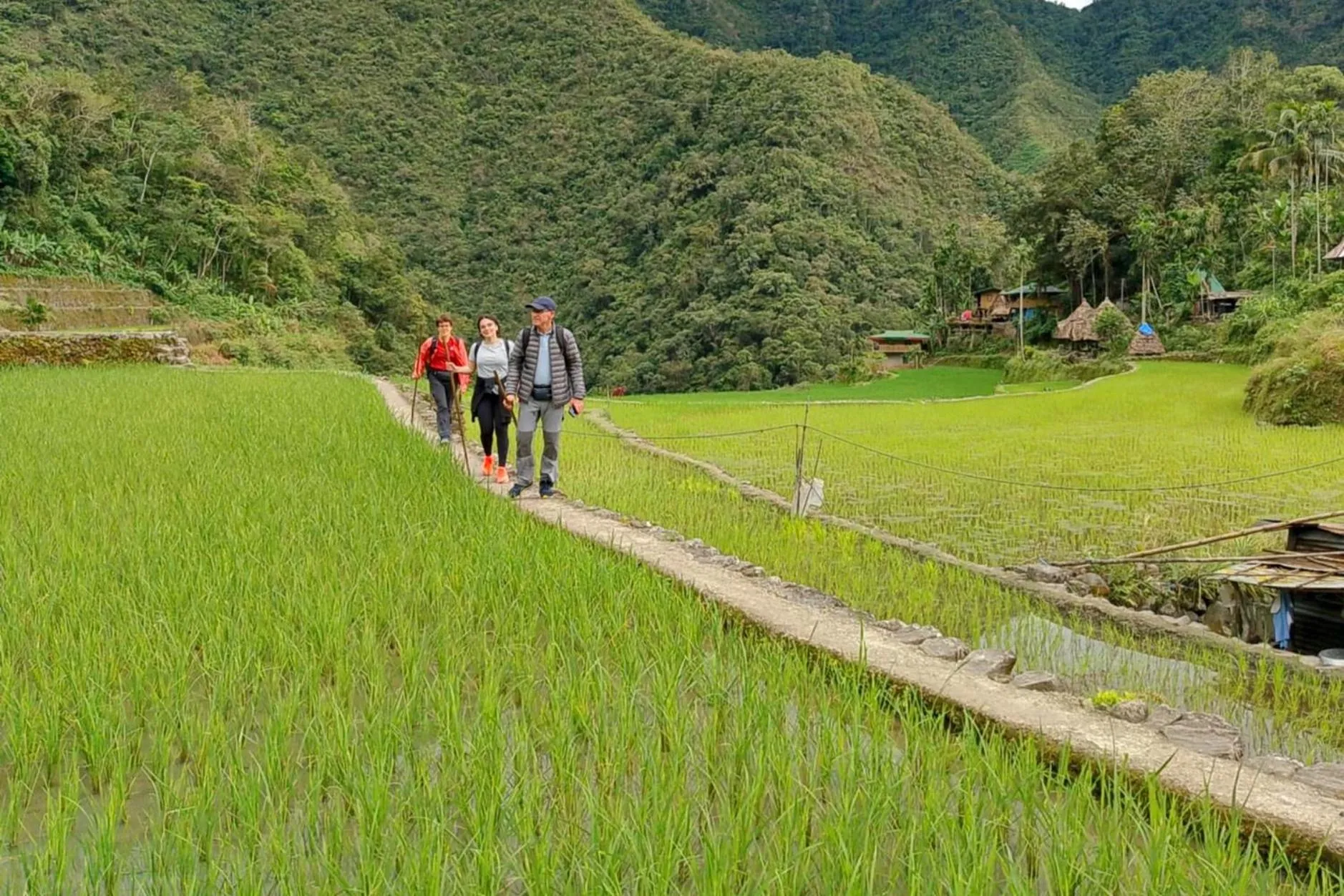 group of guests in Hiwang Native House Inn & Viewdeck