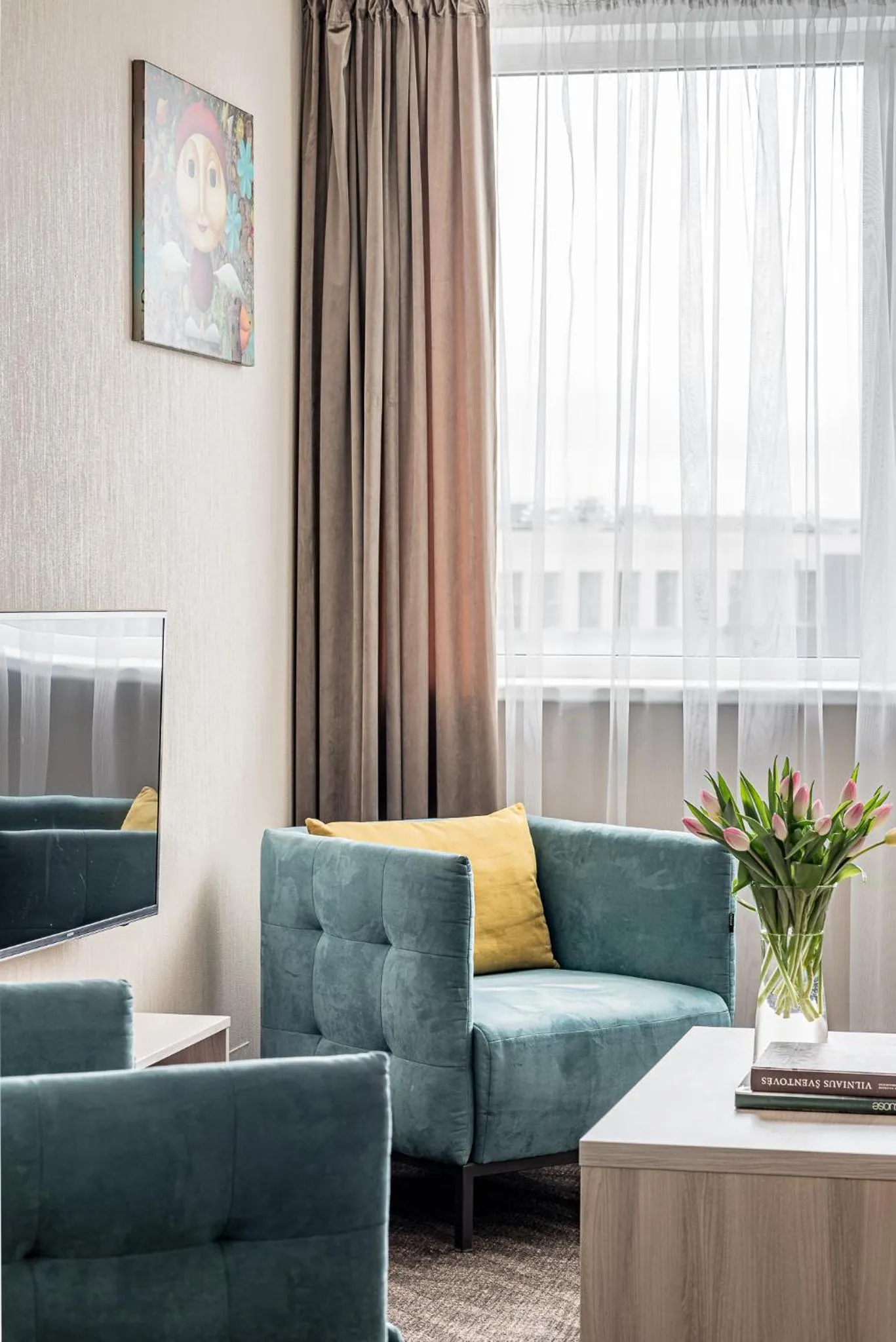 Living room in Hotel Zemaites