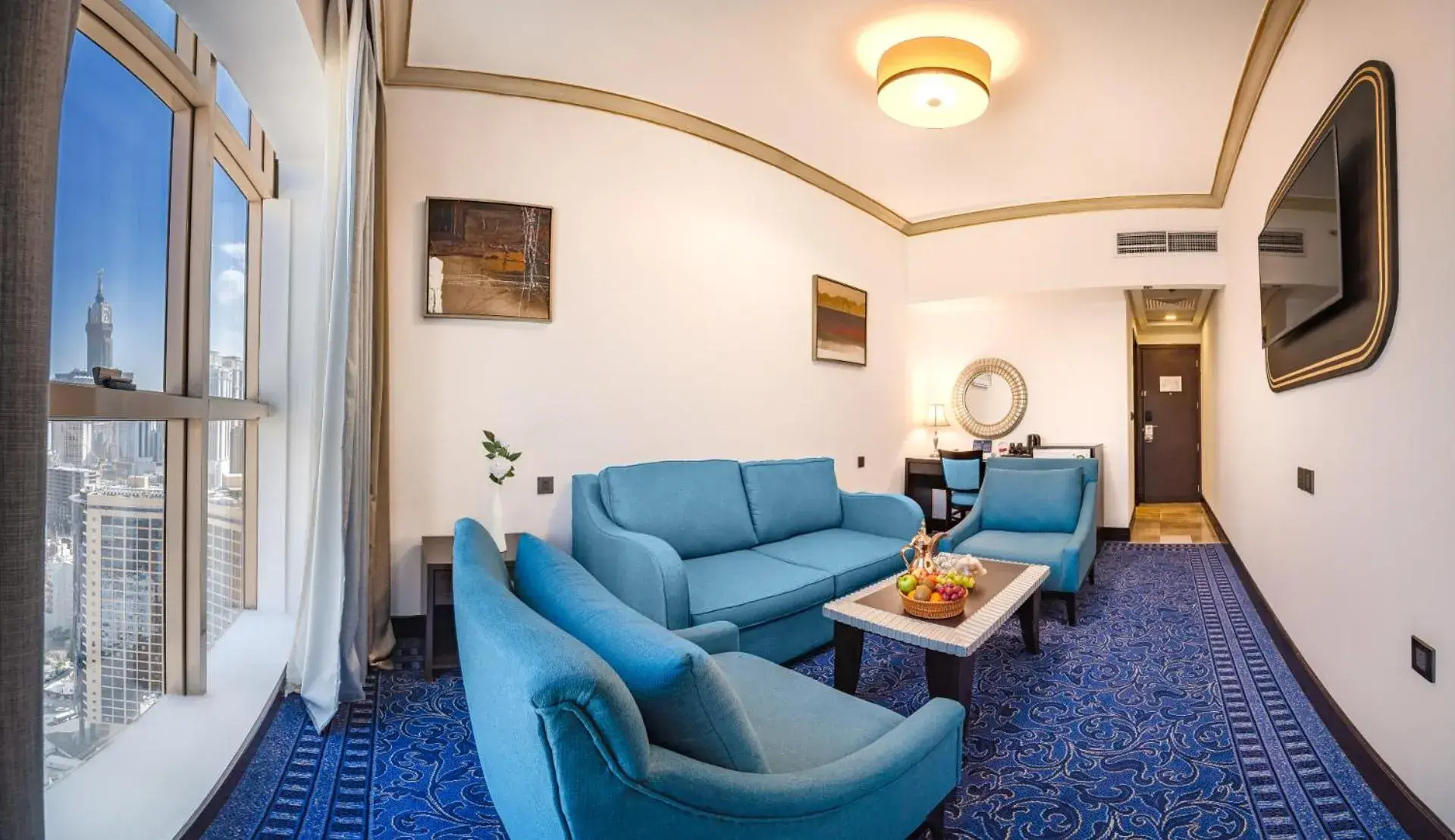 Living room in Al Kiswah Towers Hotel Living room in Al Kiswah Towers Hotel