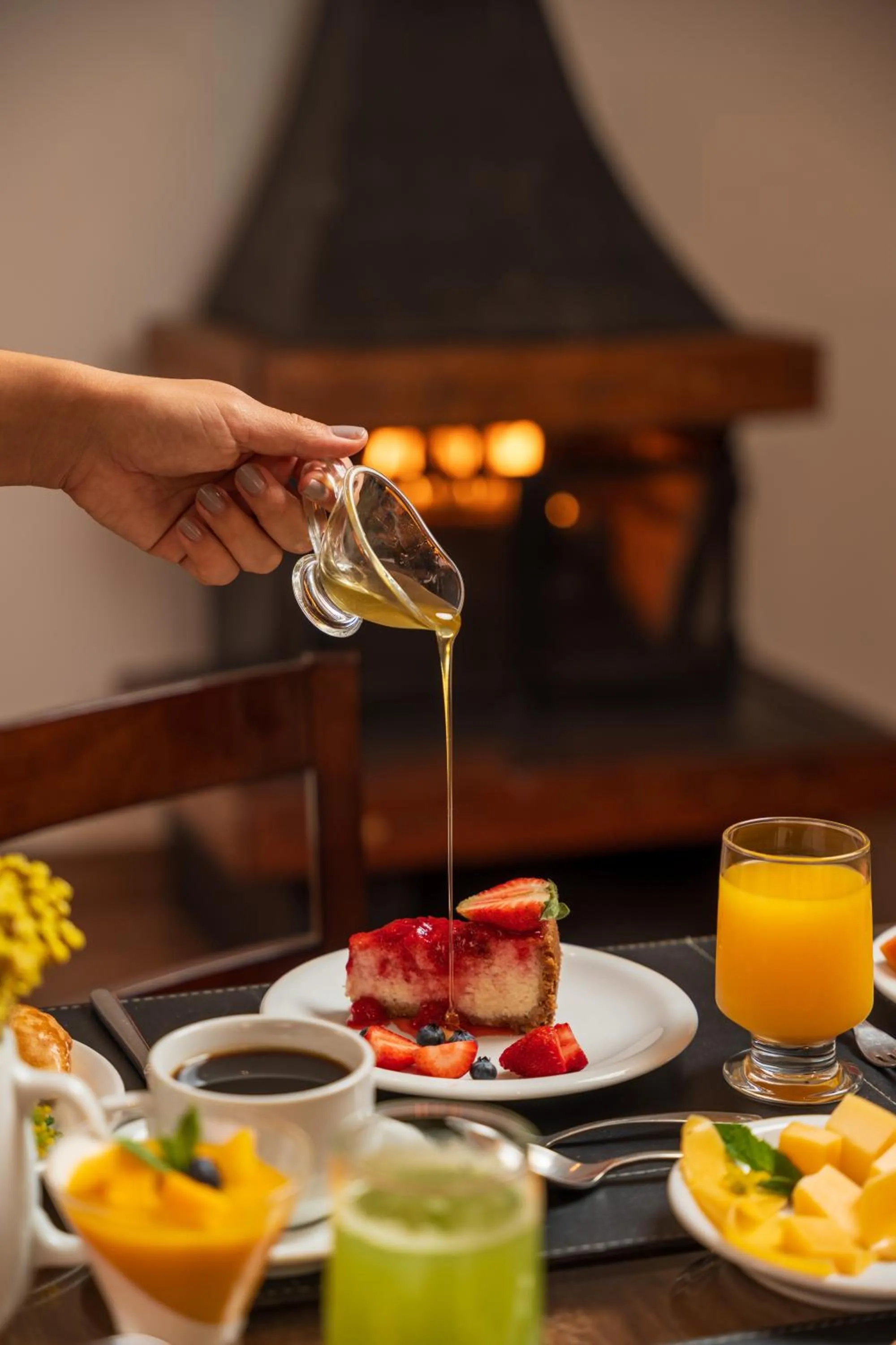 Food and drinks in Pousada Grandchamp - Campos do Jordao