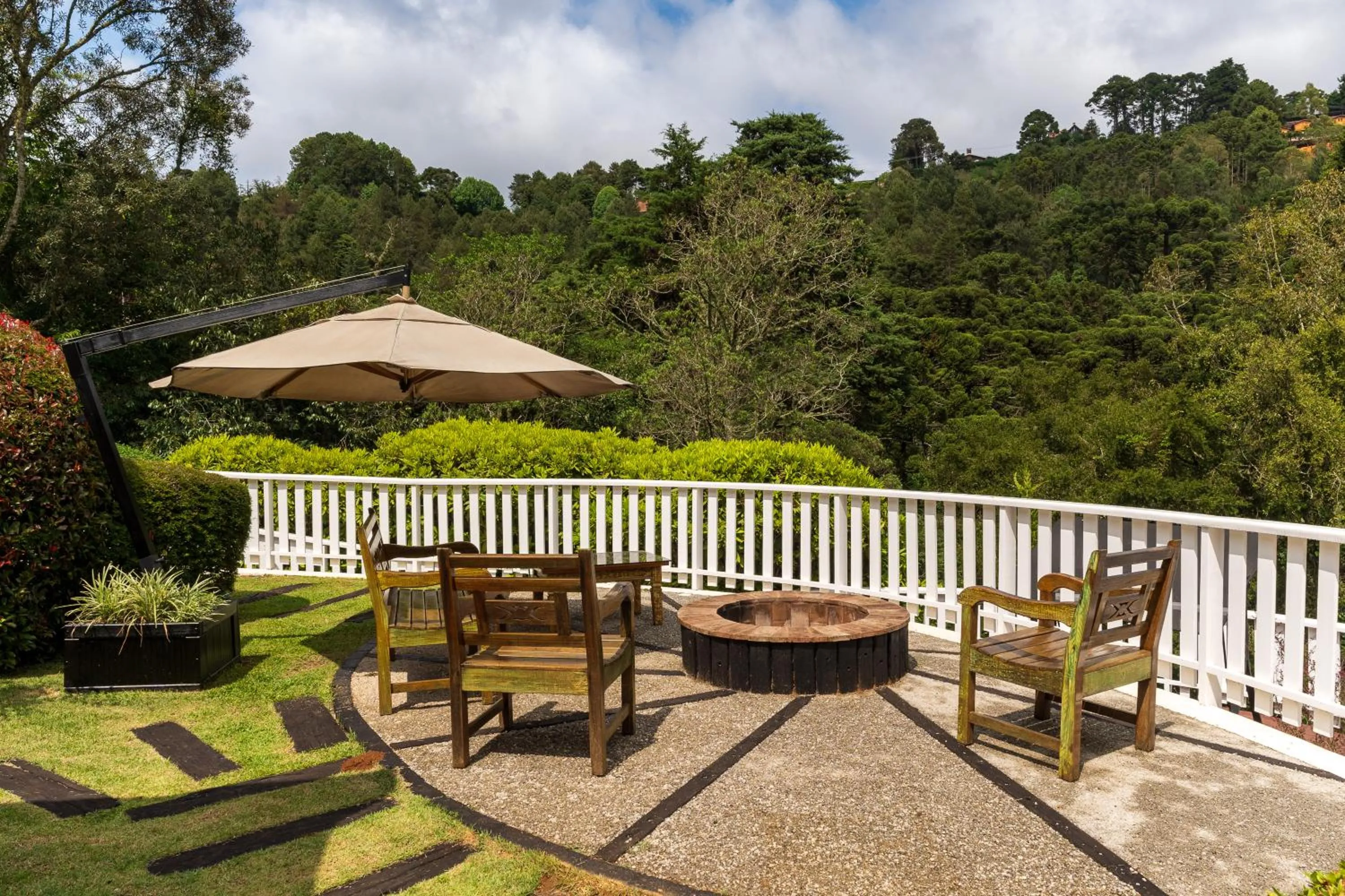 Natural landscape in Pousada Grandchamp - Campos do Jordao