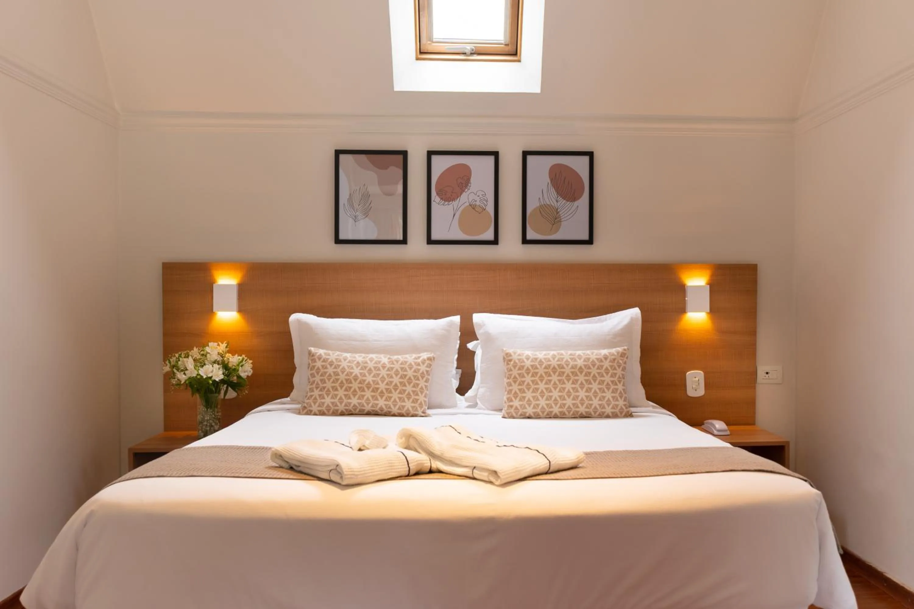 Bed in Pousada Grandchamp - Campos do Jordao