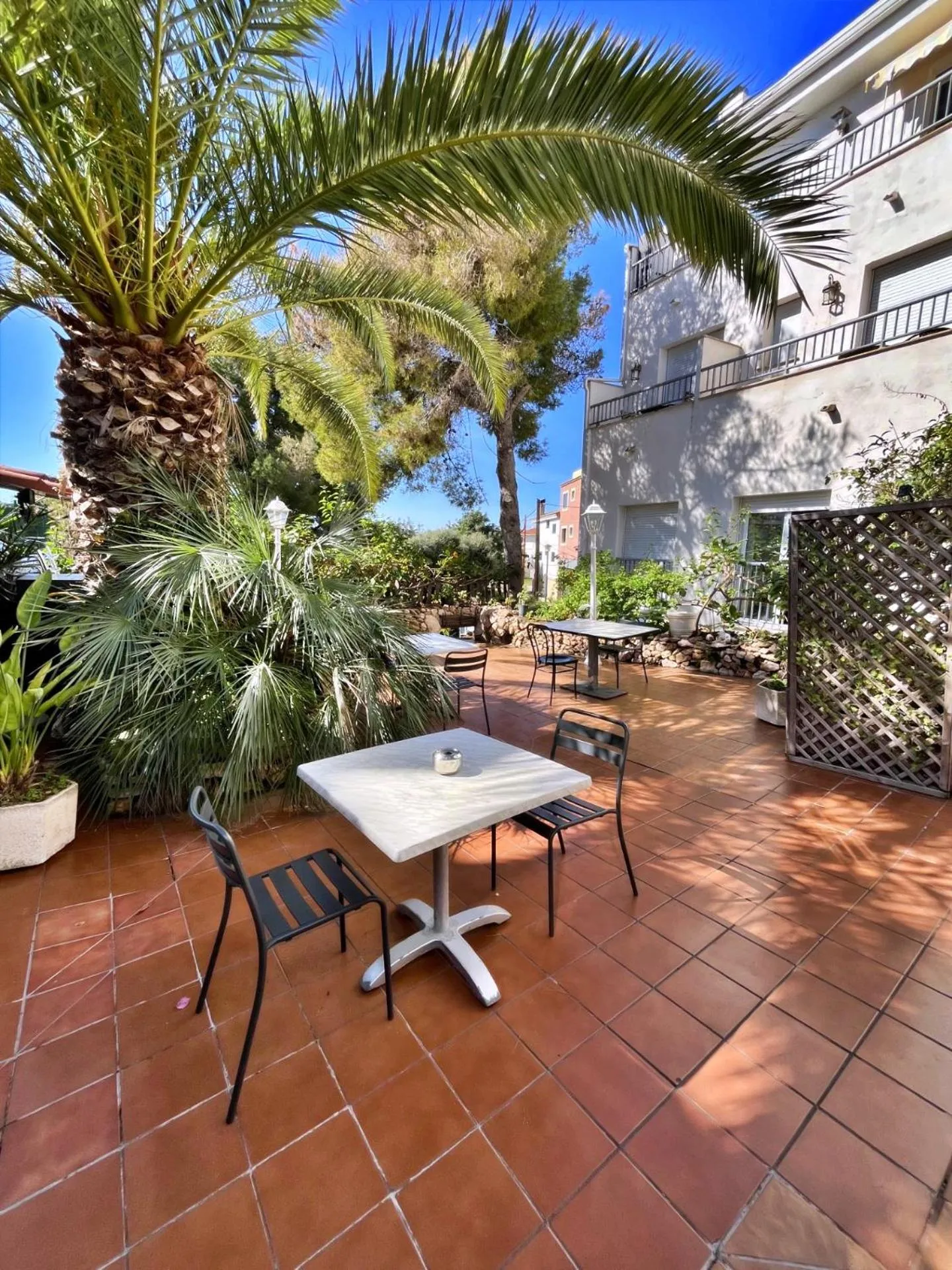 Patio in Hotel Oreneta