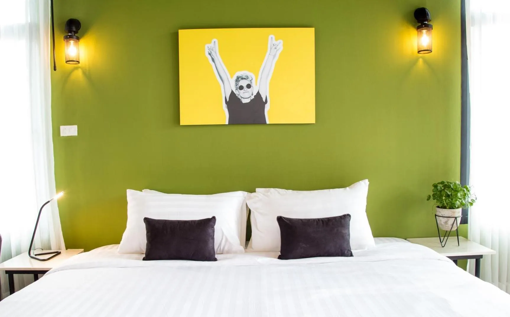 Bed in The Rodman Hotel