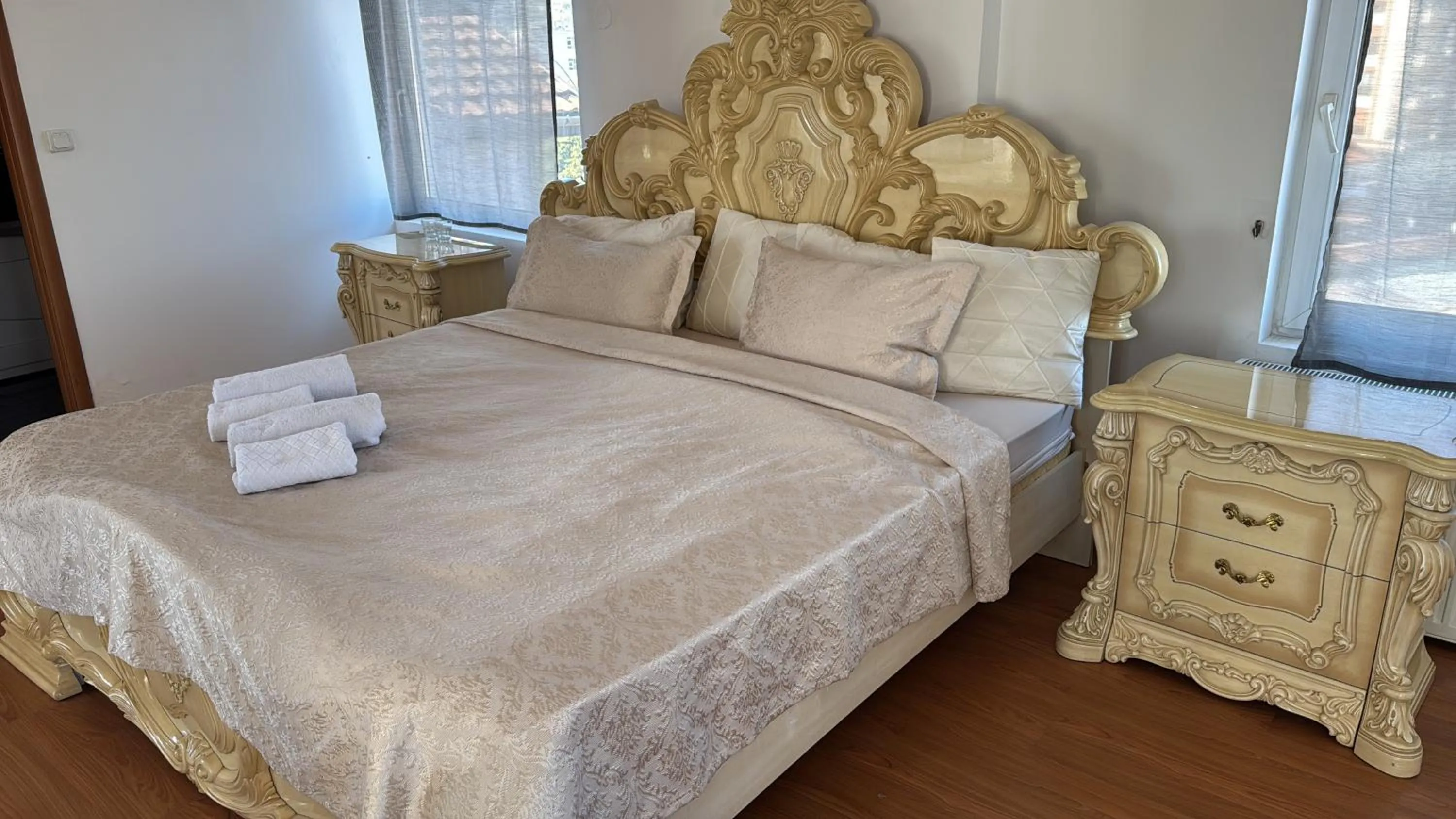 Bed in Hotel Palma