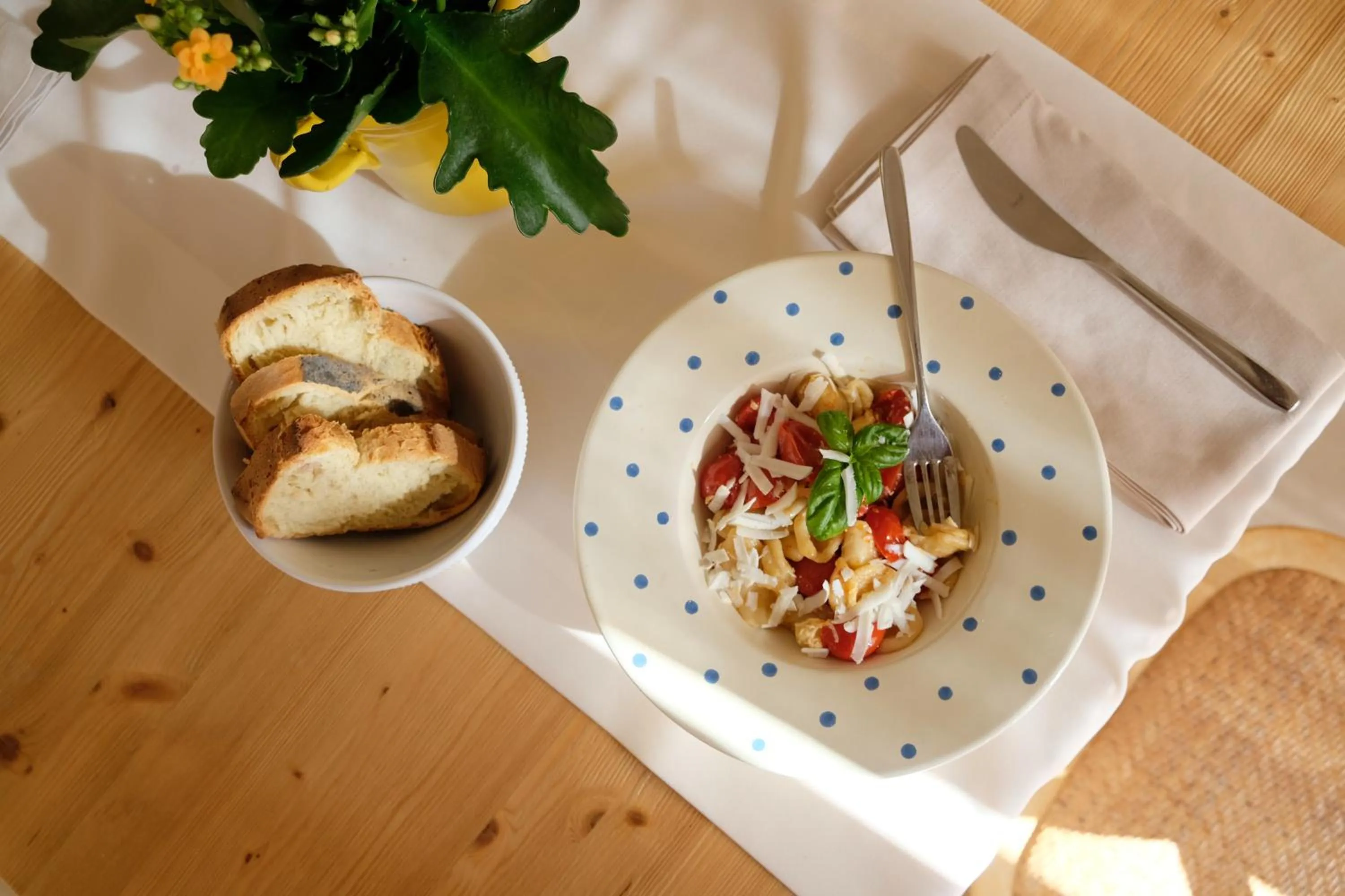 Food and drinks in Masseria Grieco