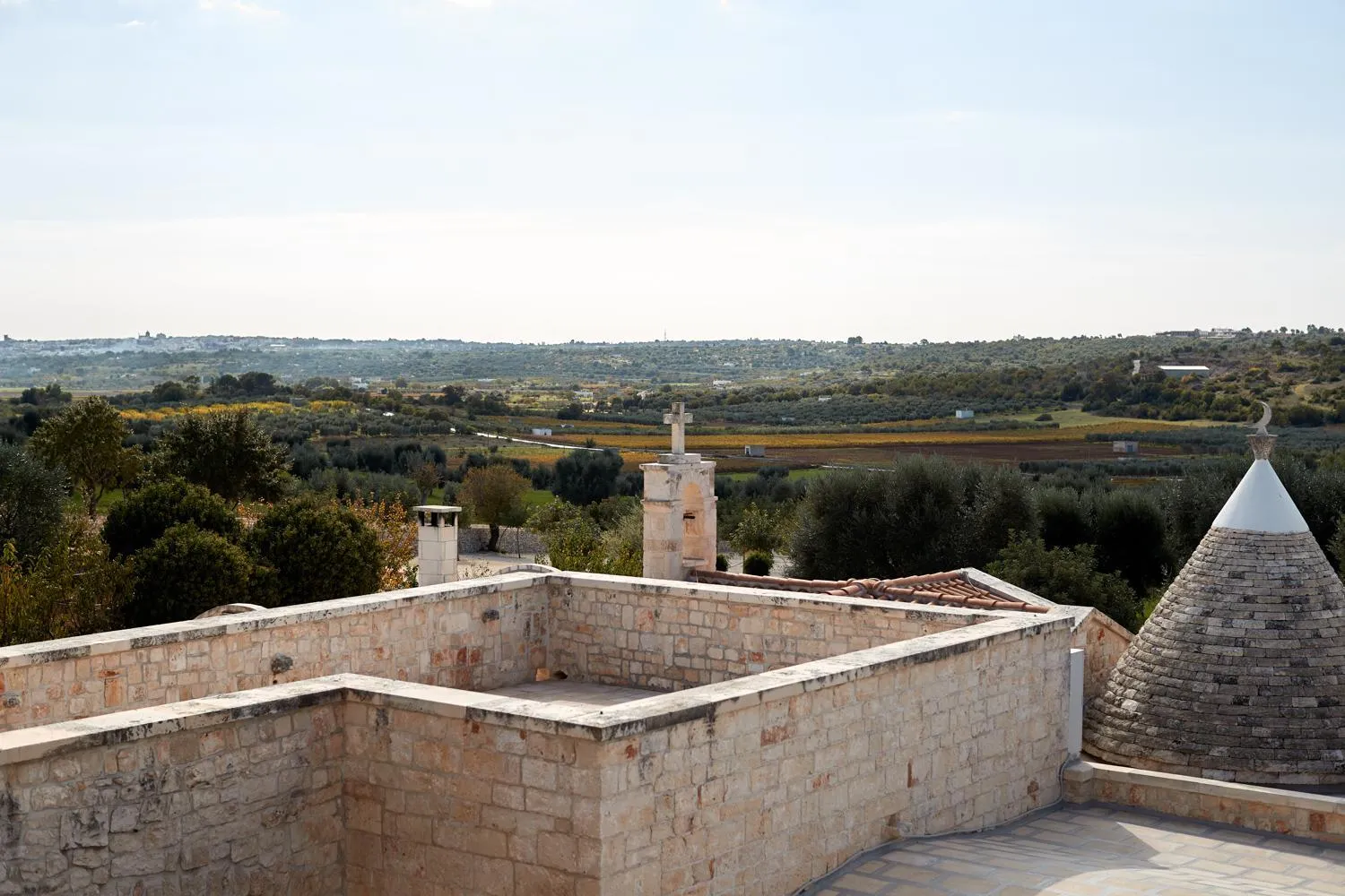 Natural landscape in Masseria Grieco