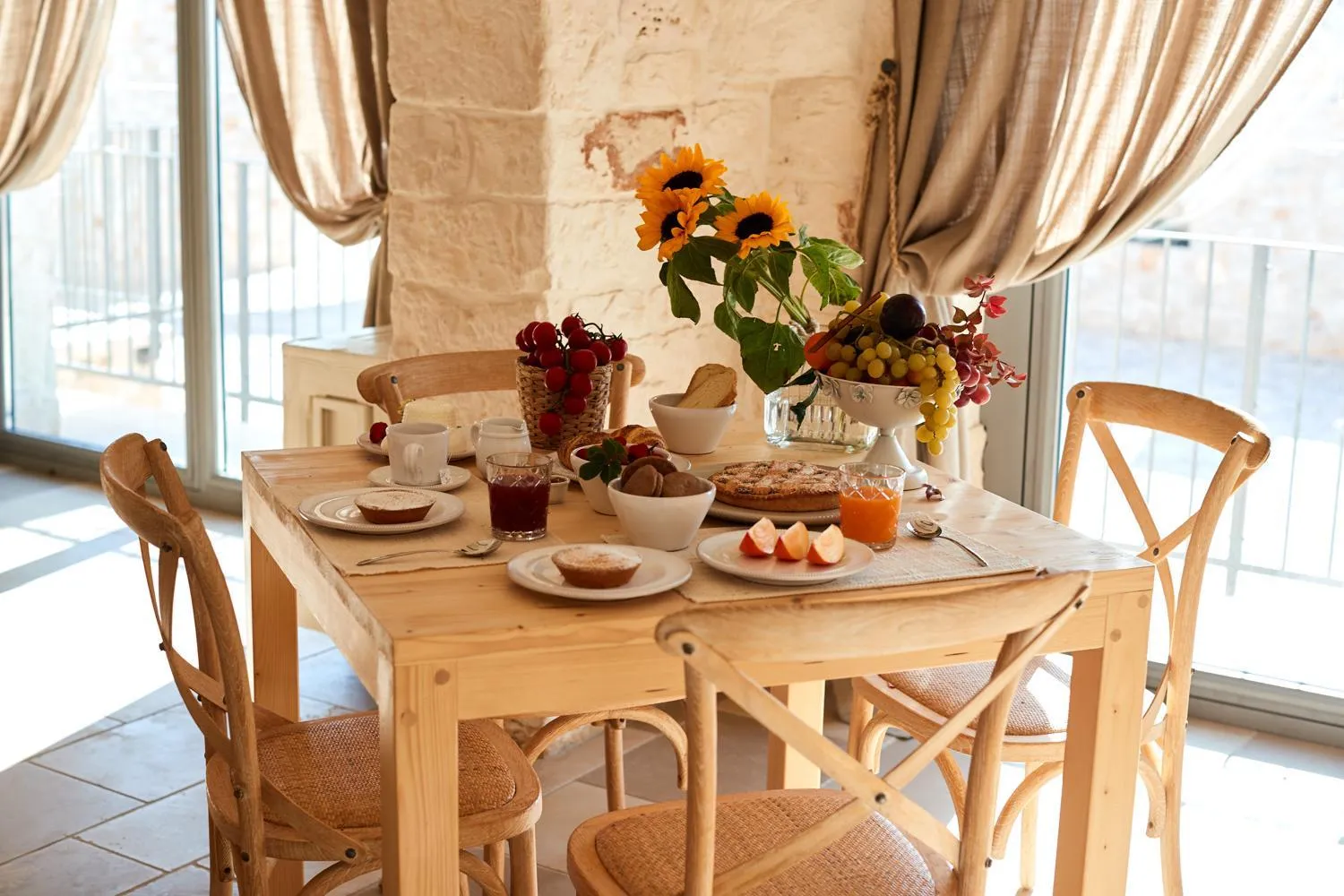 Breakfast in Masseria Grieco