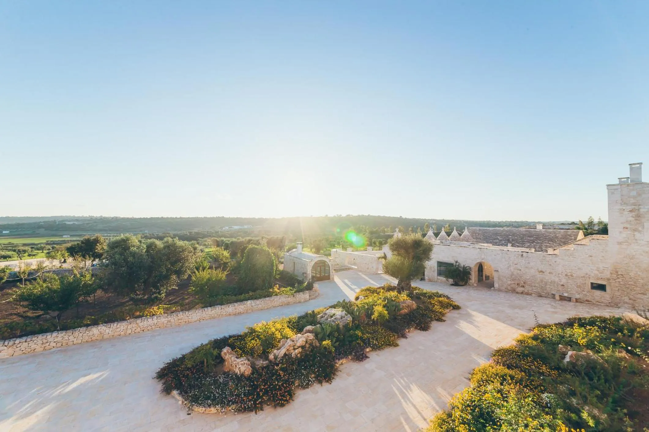 Natural landscape in Masseria Grieco