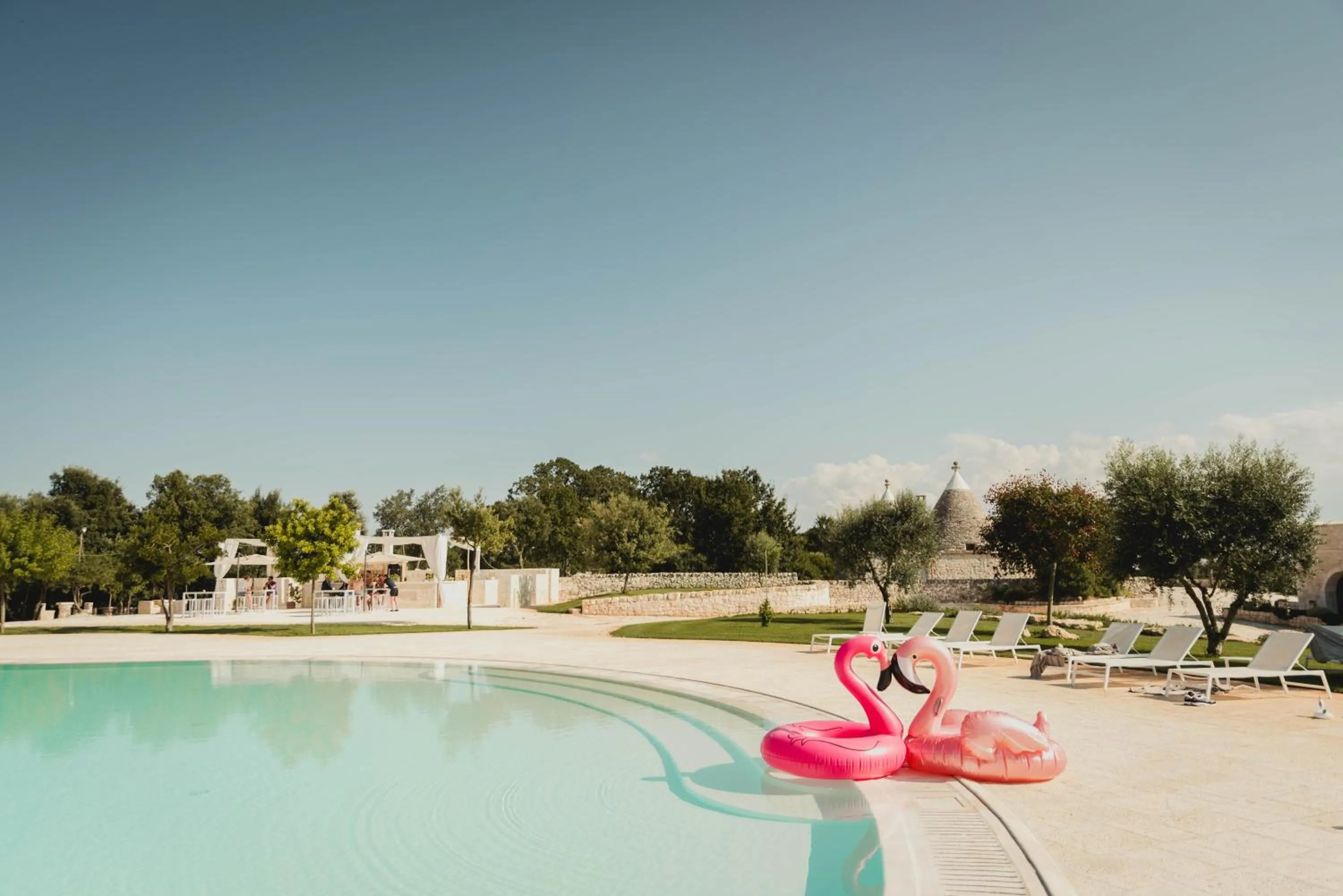 Swimming pool in Masseria Grieco