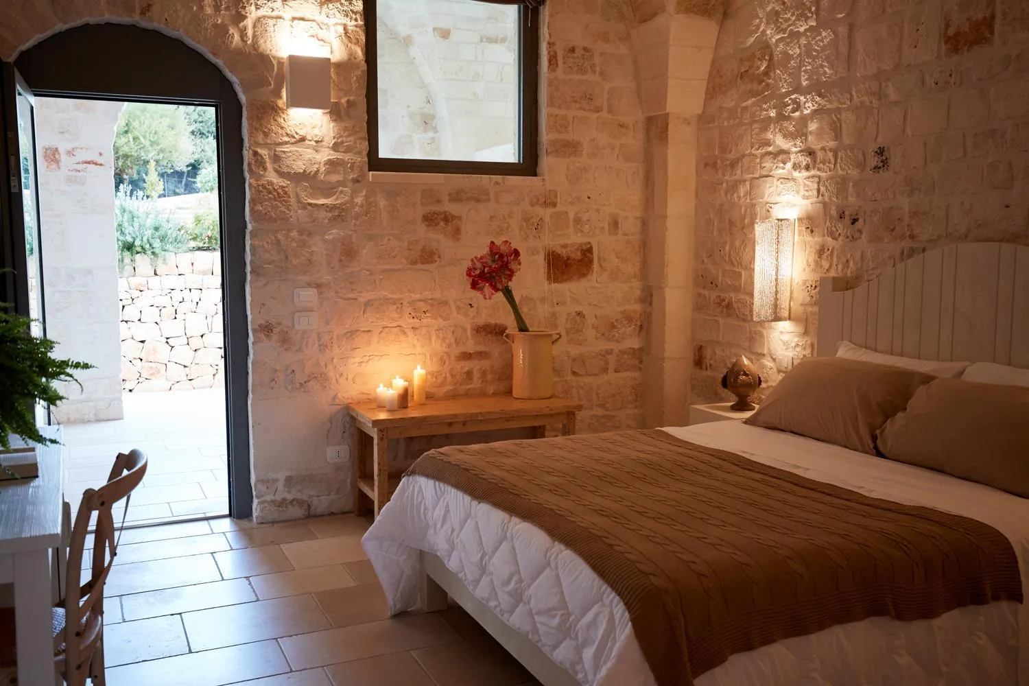 Photo of the whole room, Bed in Masseria Grieco