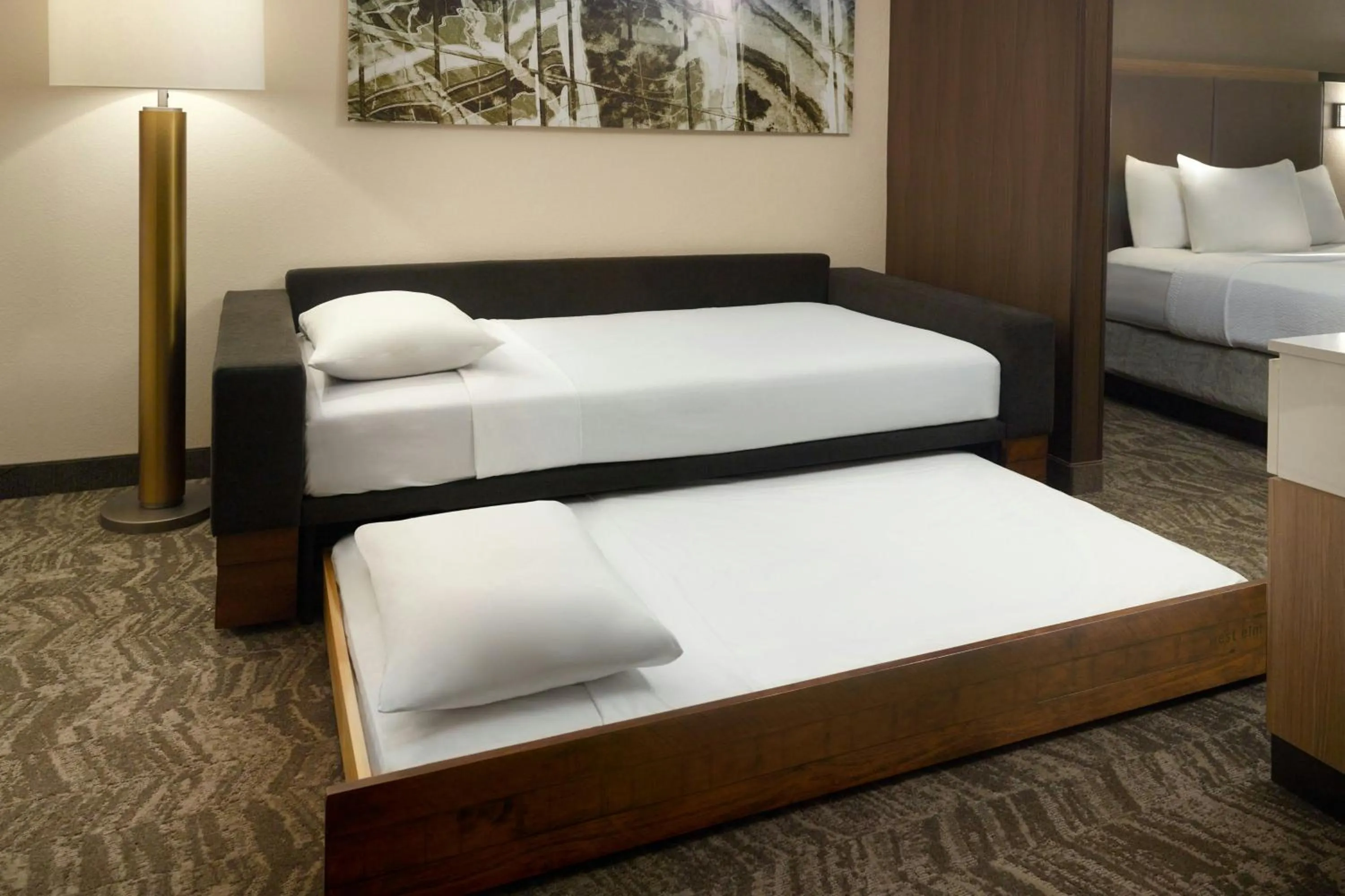 Photo of the whole room, Bed in SpringHill Suites by Marriott Atlanta Six Flags