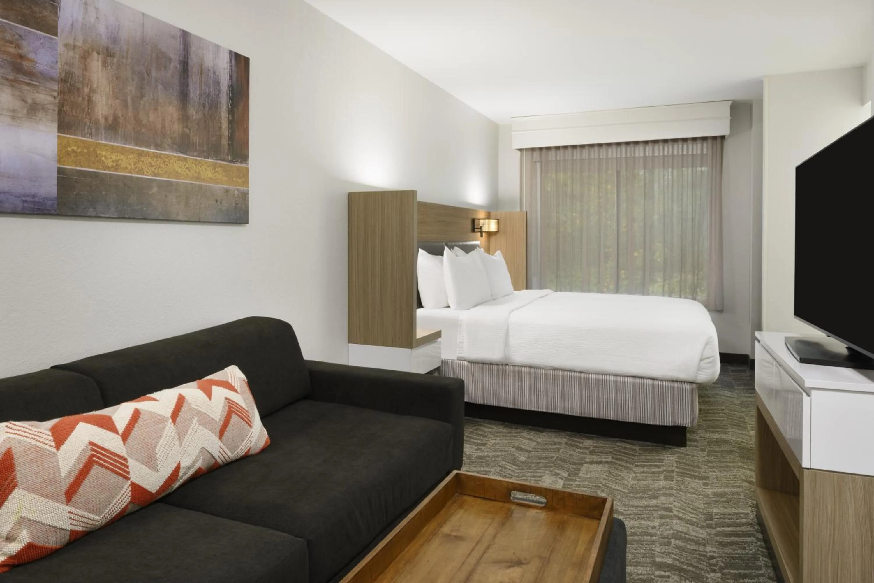 Seating area, Bed in SpringHill Suites by Marriott Newnan