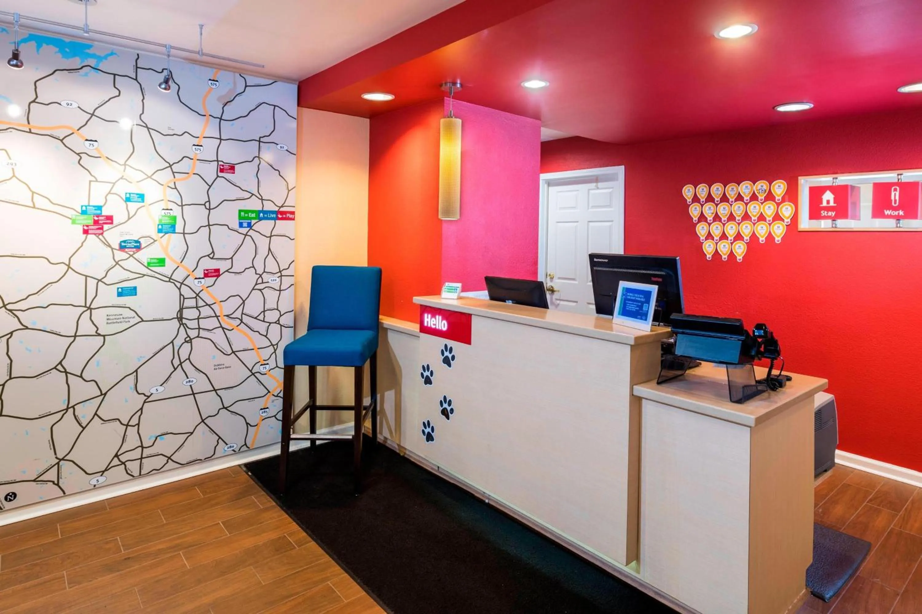 Lobby or reception in TownePlace Suites by Marriott Atlanta Kennesaw