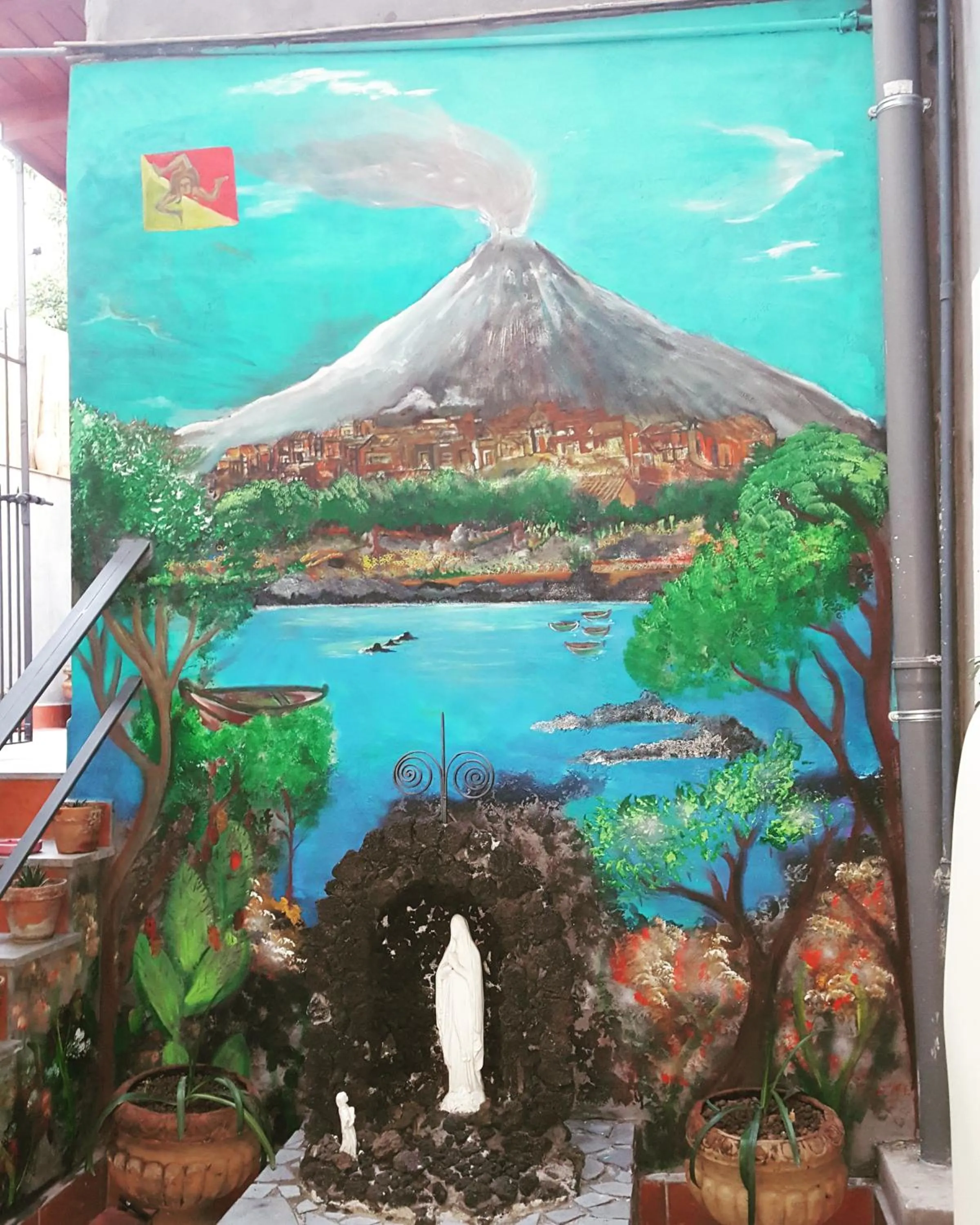 Garden in I Cappuccini Rooms