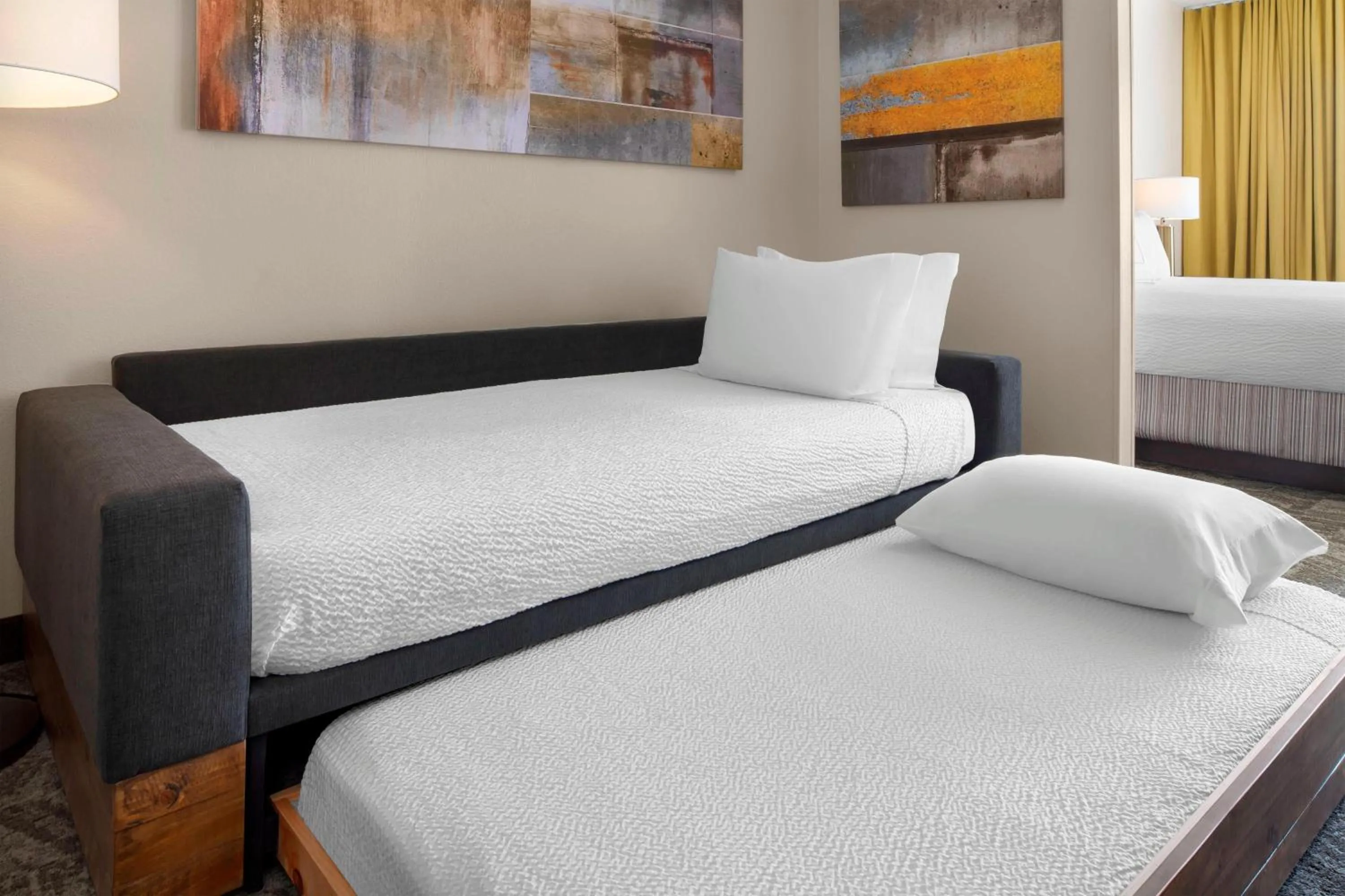 Photo of the whole room, Bed in SpringHill Suites Austin Round Rock