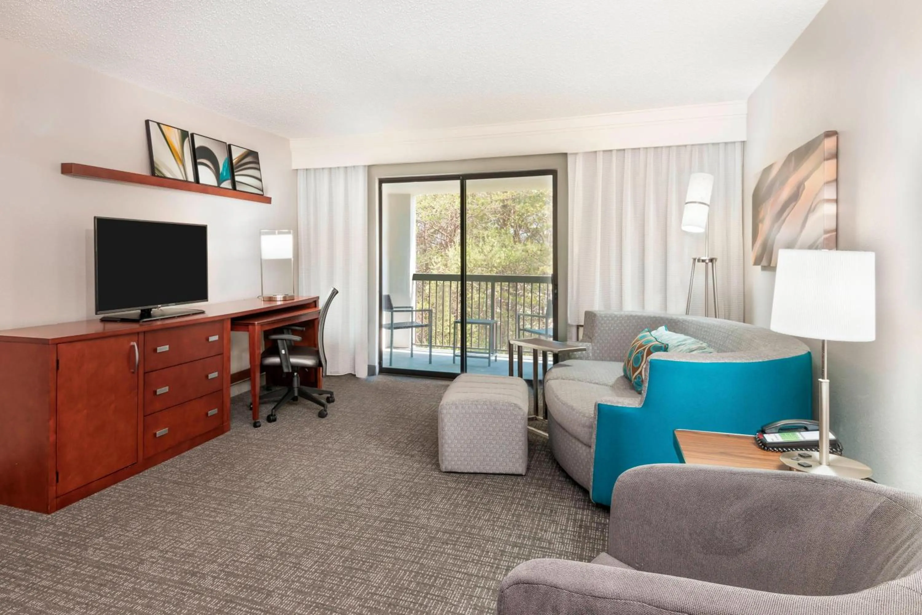 Living room in Courtyard Asheville