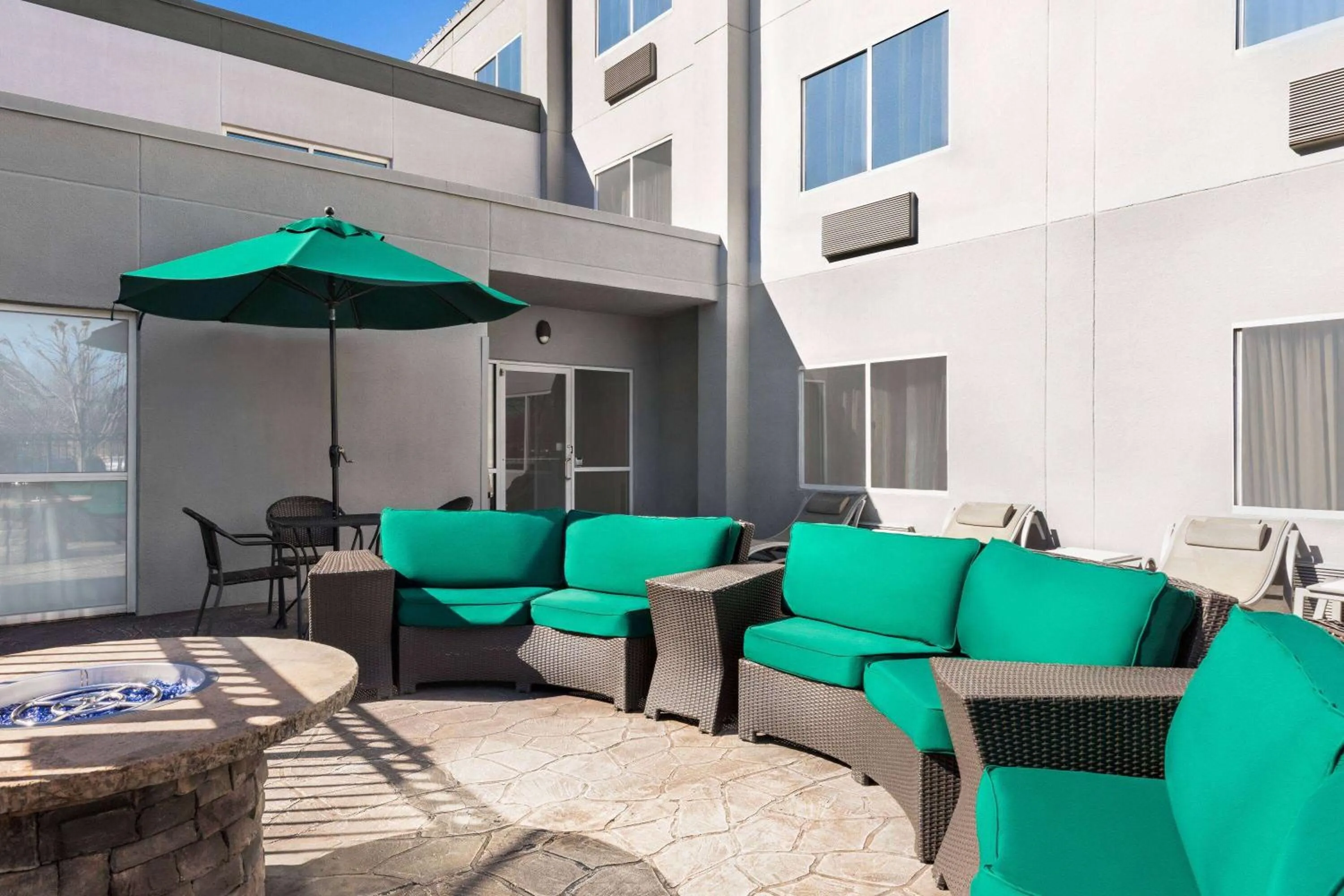 Patio in Wingate by Wyndham Fletcher at Asheville Airport