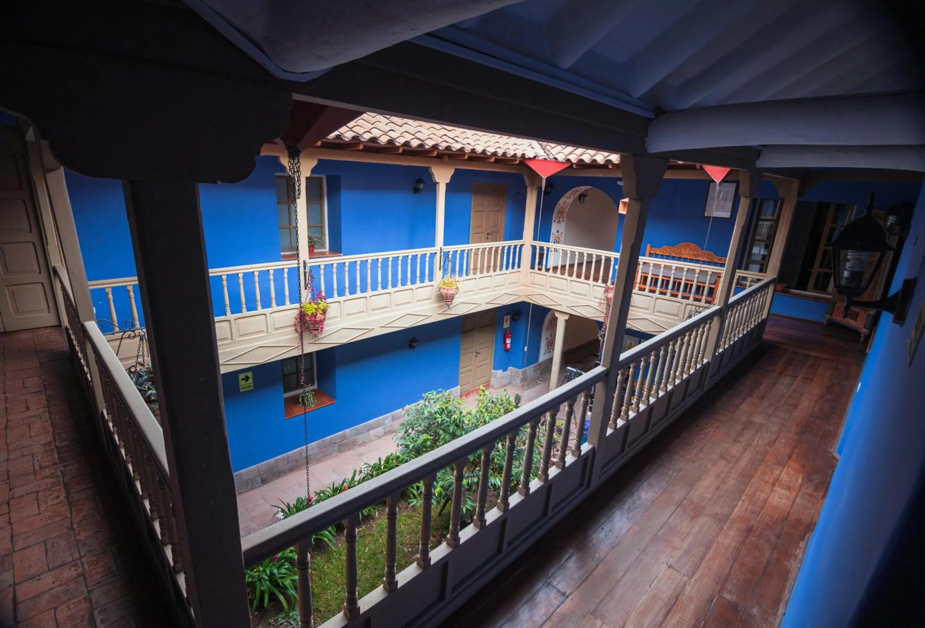 Inner courtyard view in Tambo del Arriero Hotel Boutique