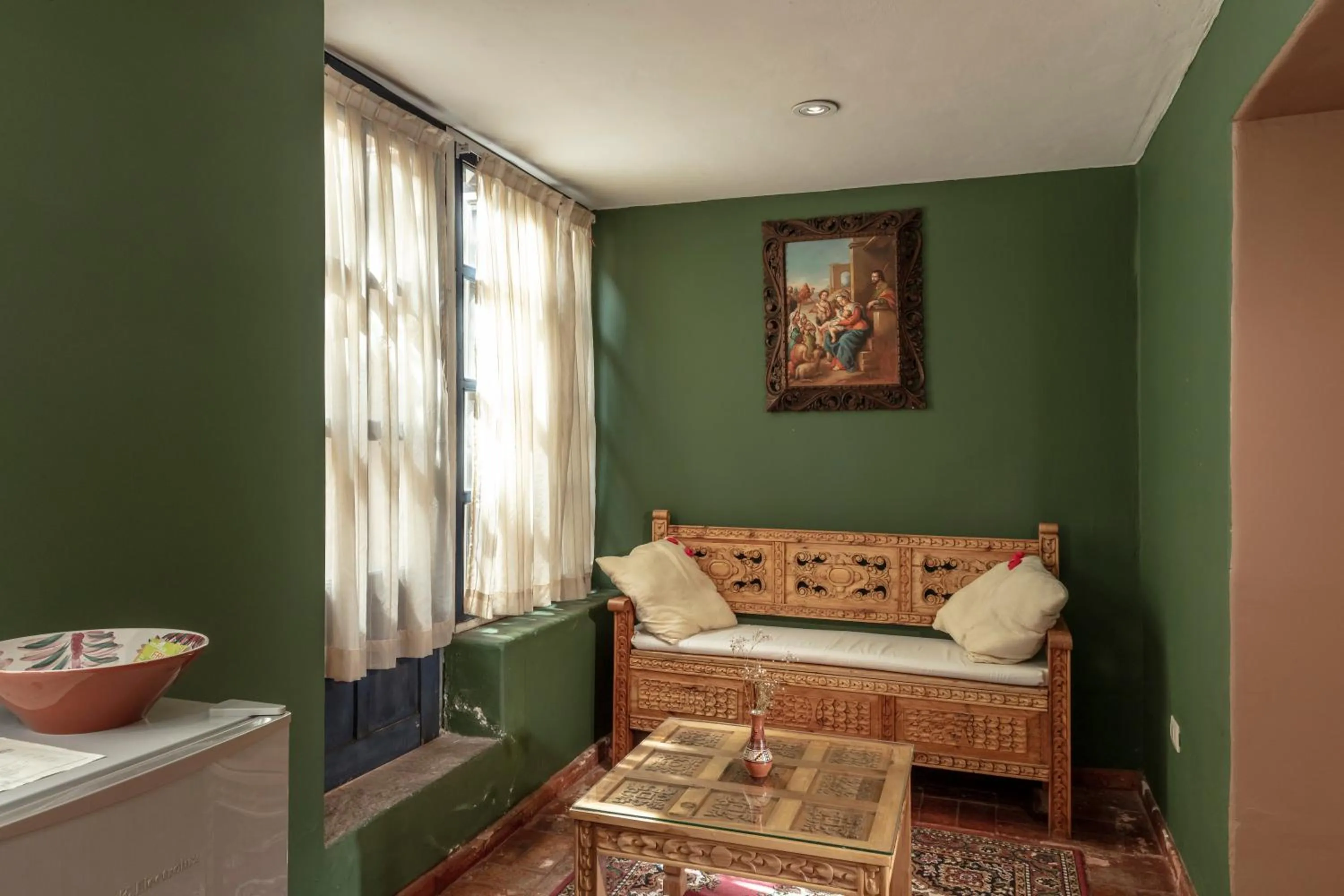 Living room in Tambo del Arriero Hotel Boutique