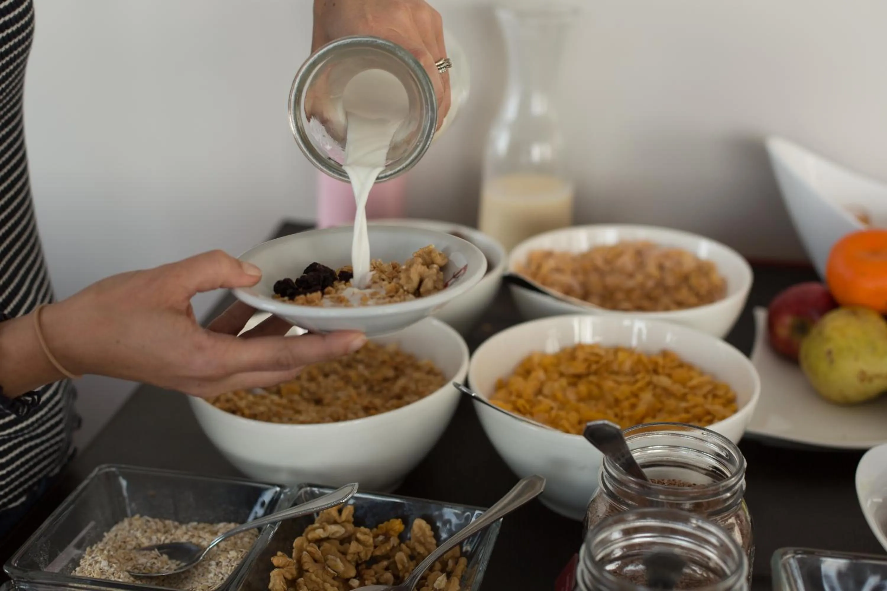 Buffet breakfast in Alto Andino Hotel