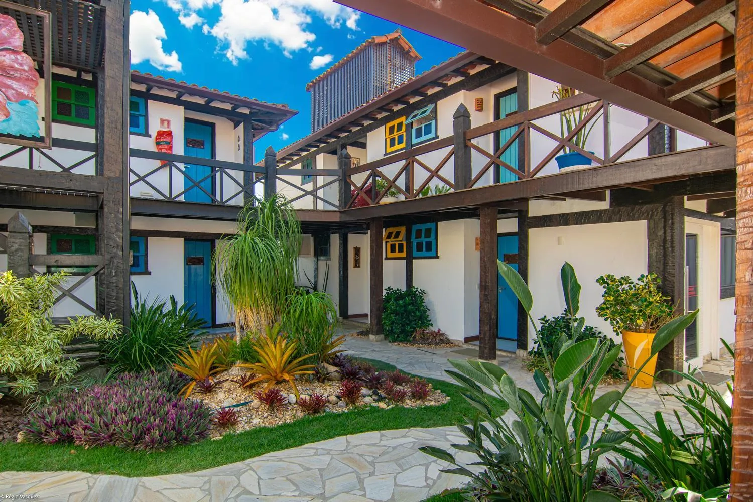 Garden in Chez Pitu Praia Hotel