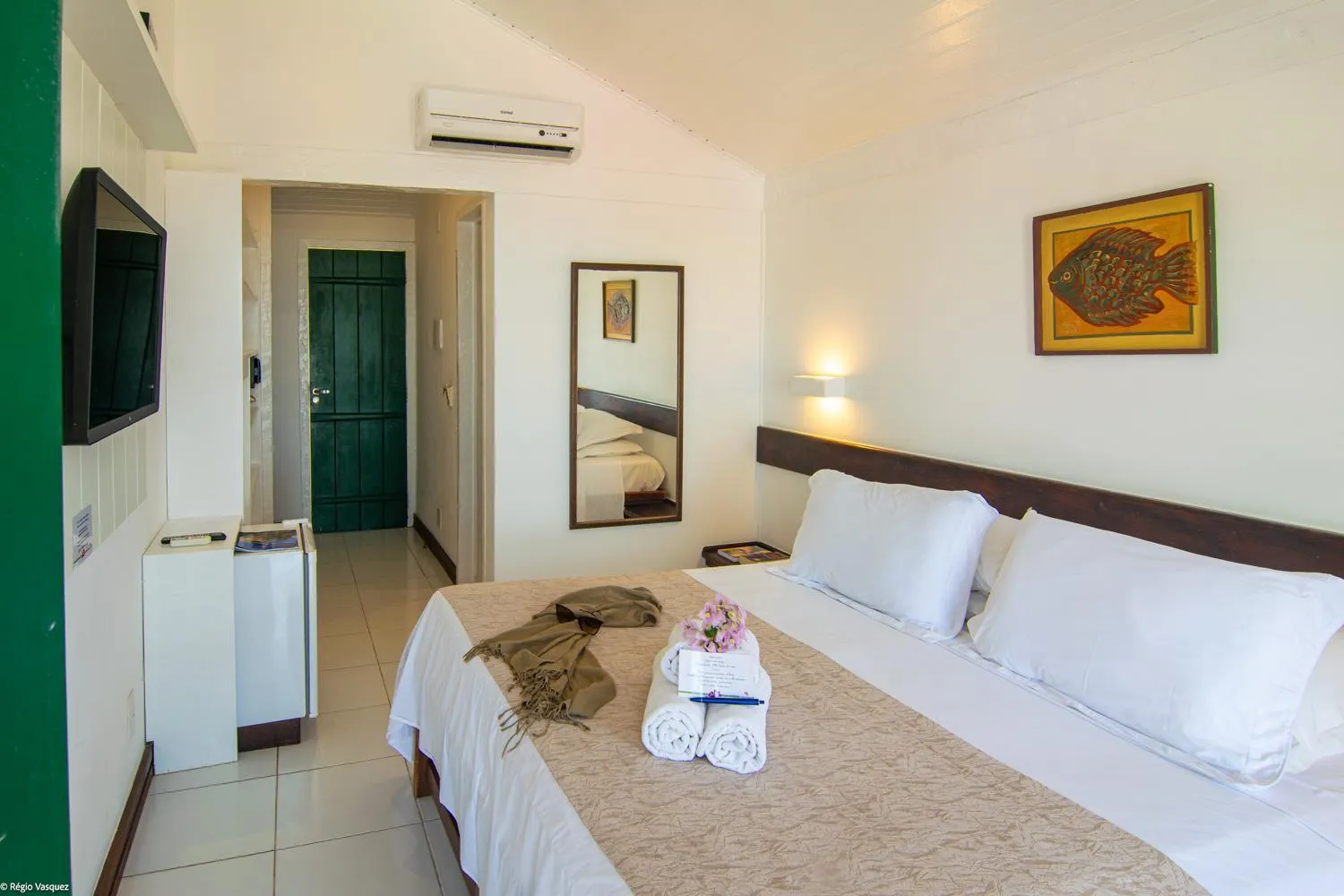 Bed in Chez Pitu Praia Hotel