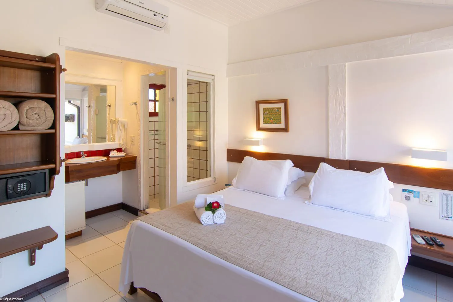 Bed in Chez Pitu Praia Hotel