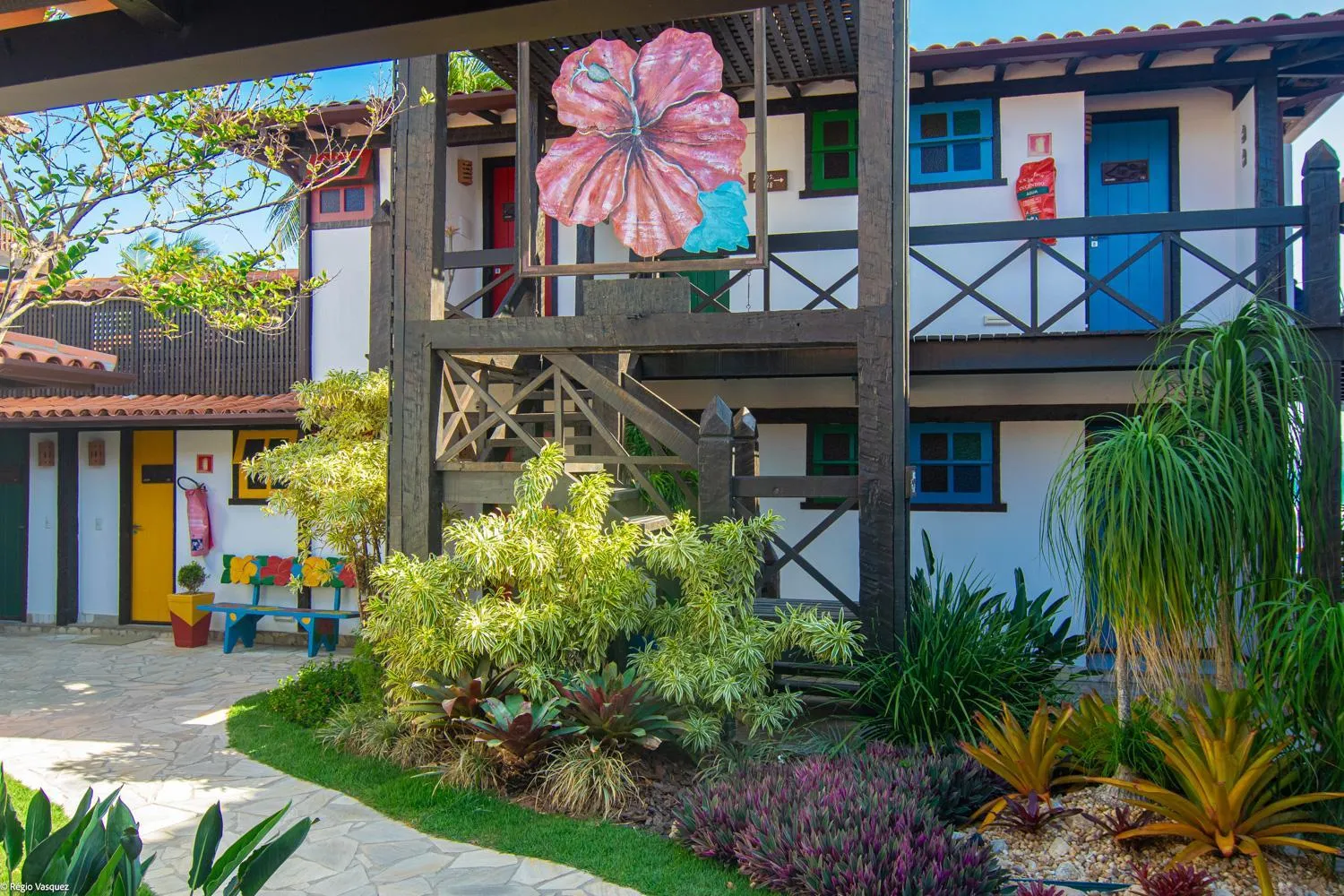Garden in Chez Pitu Praia Hotel
