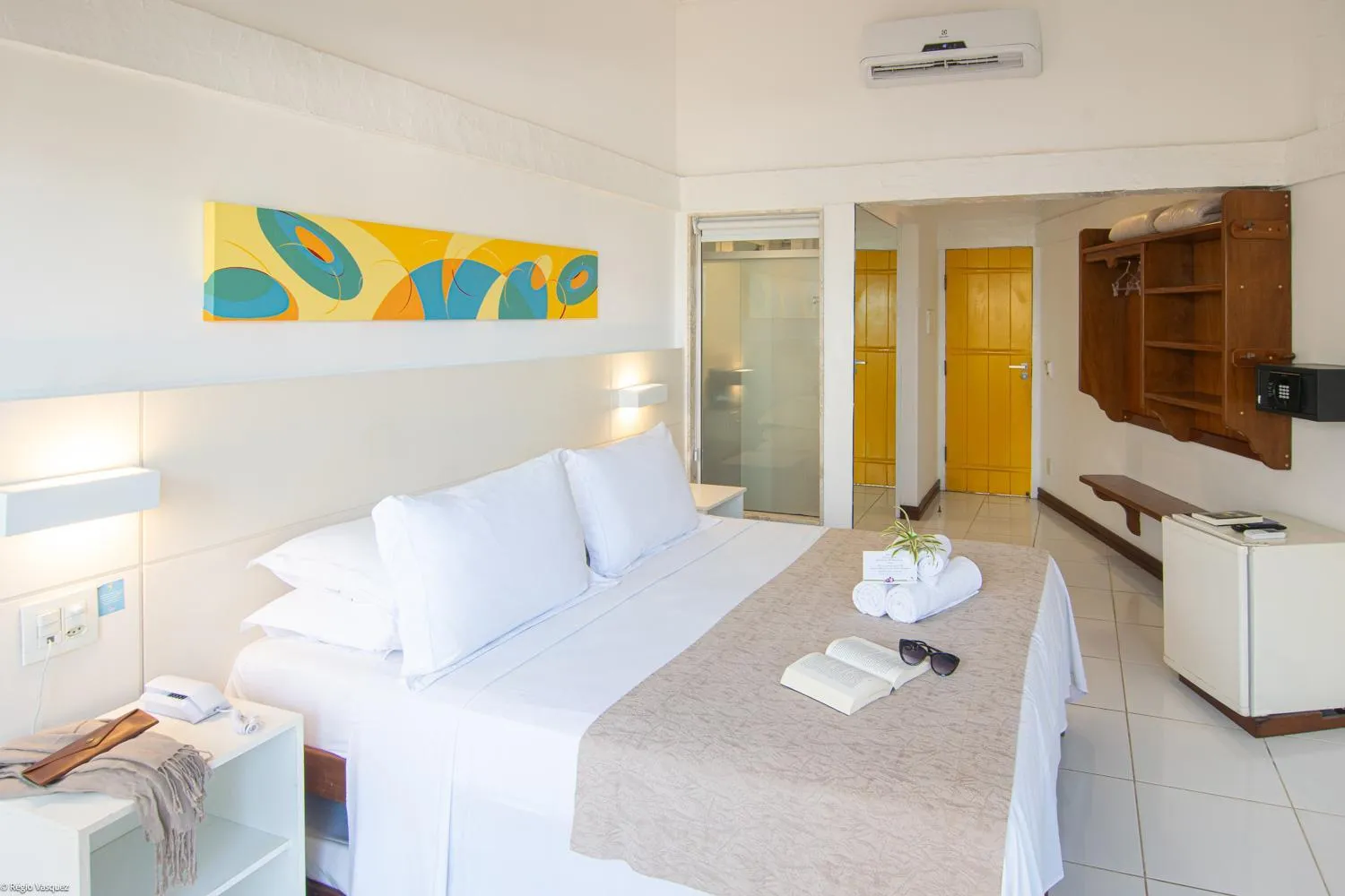 Bed in Chez Pitu Praia Hotel