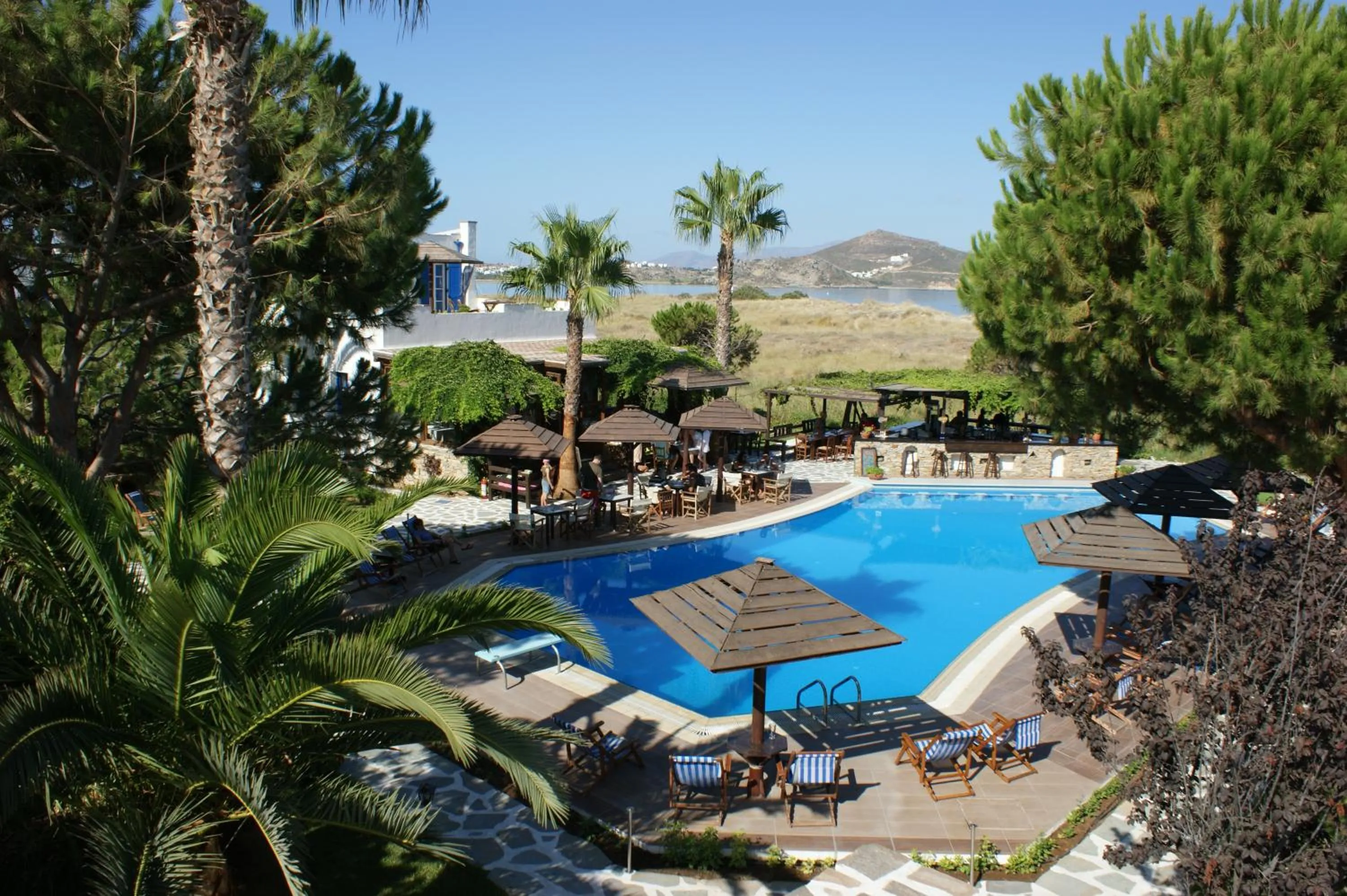 Swimming pool in Alkyoni Beach Hotel
