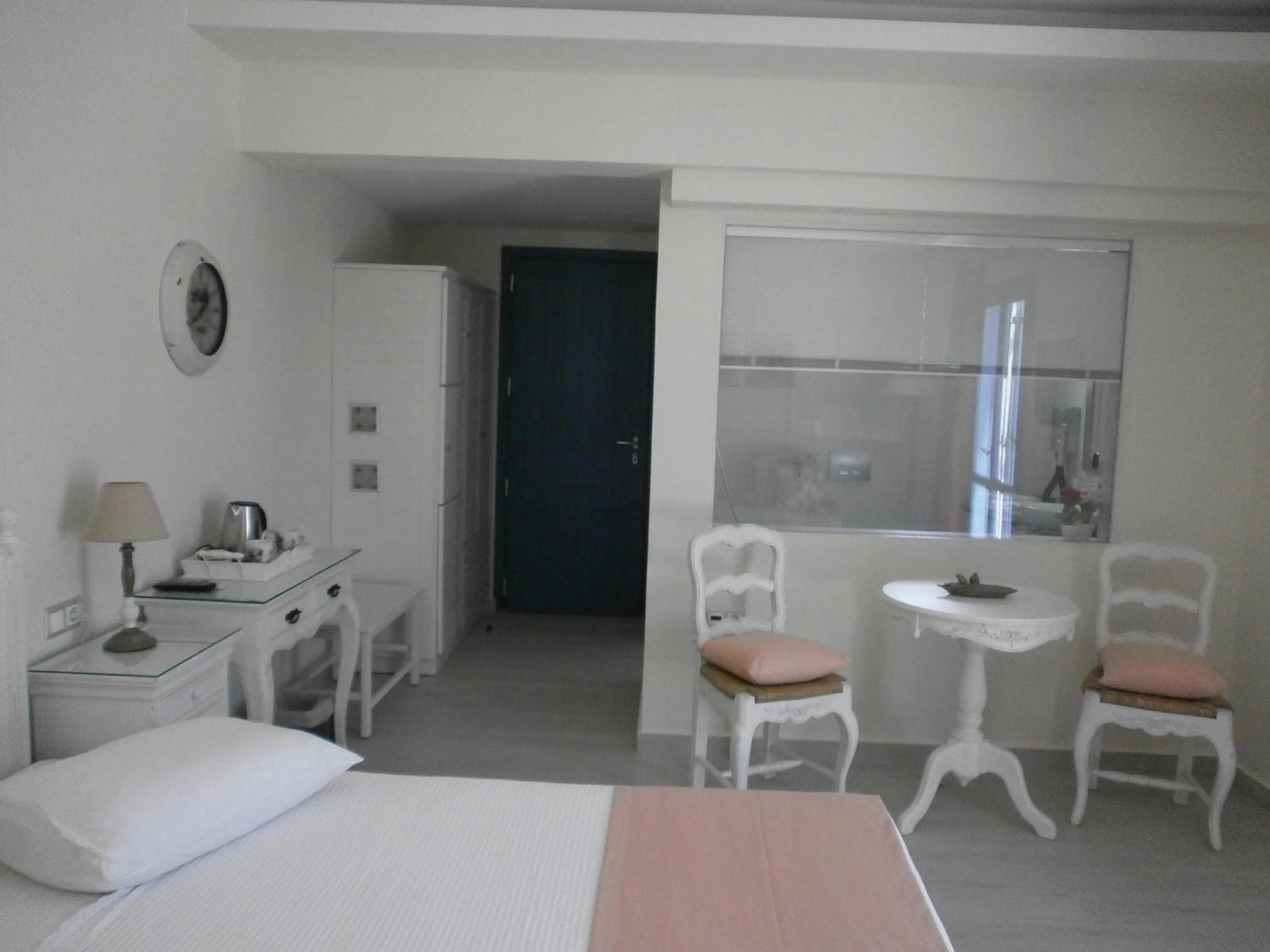 Bed in Alkyoni Beach Hotel