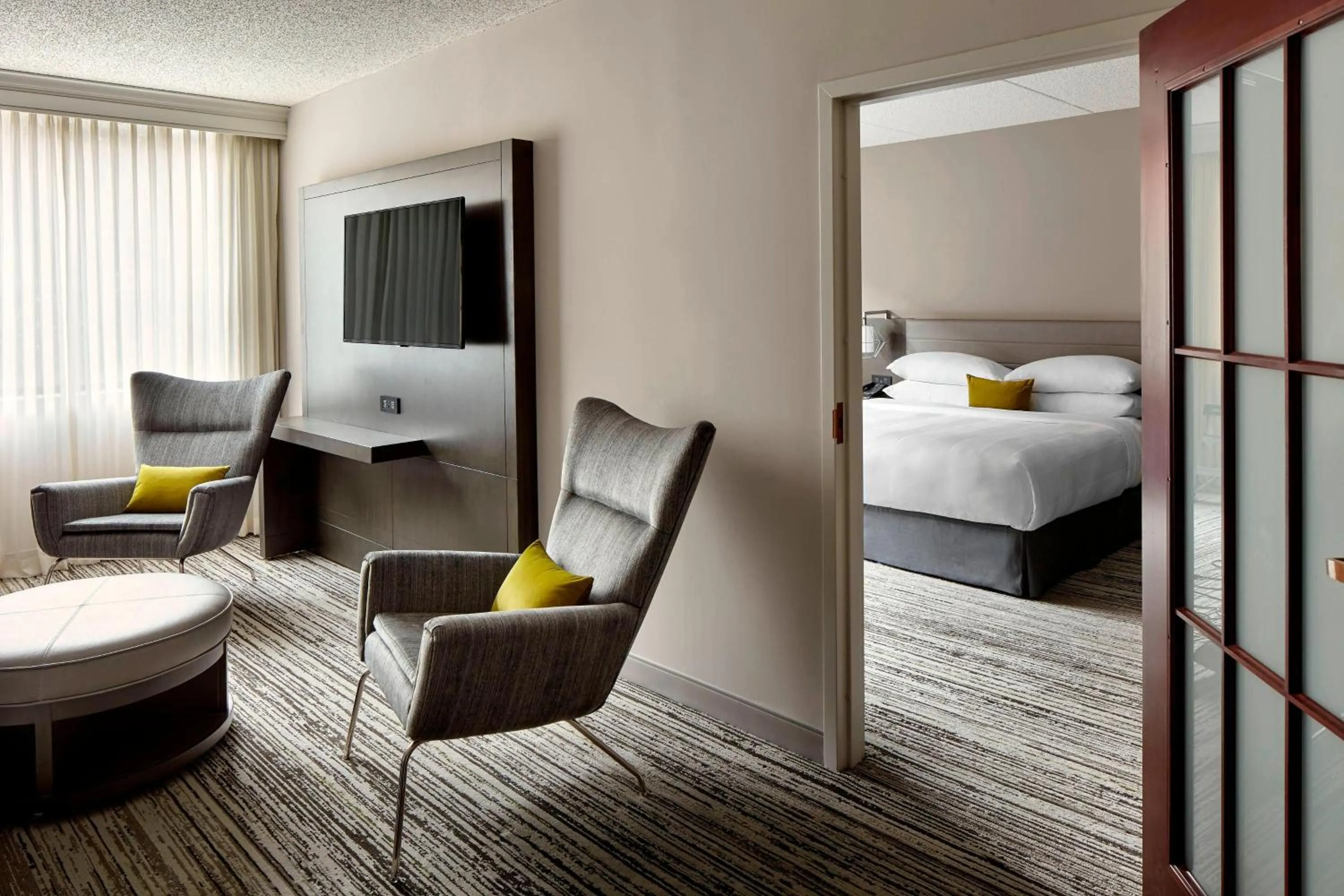 Bedroom, Bed in Marriott Hartford/Windsor Airport