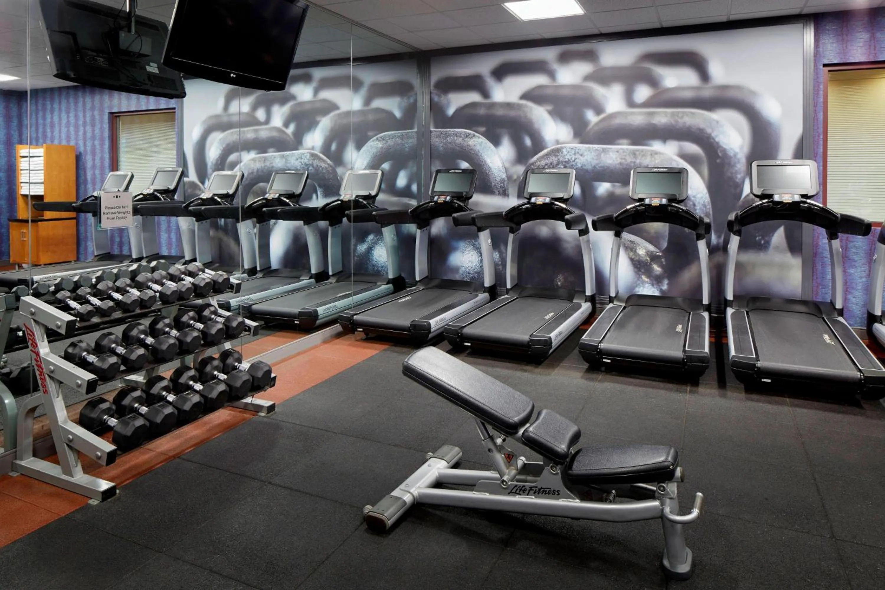 Fitness centre/facilities in Marriott Hartford/Windsor Airport