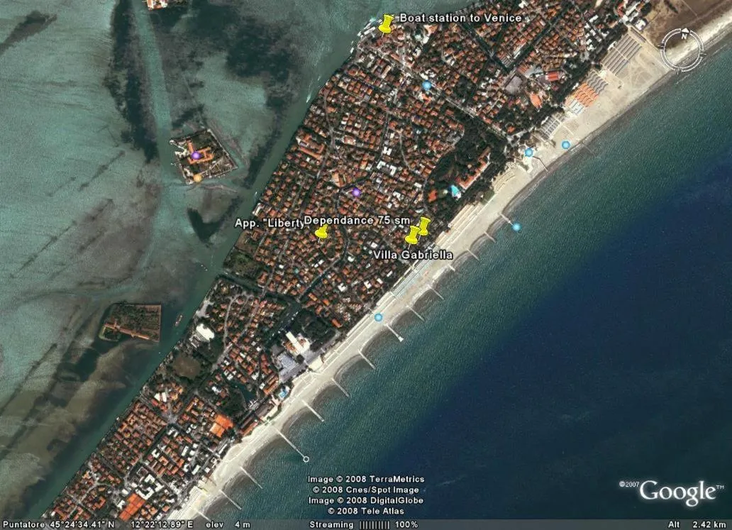 Bird's eye view in Villa Gabriella B&B - Apartments