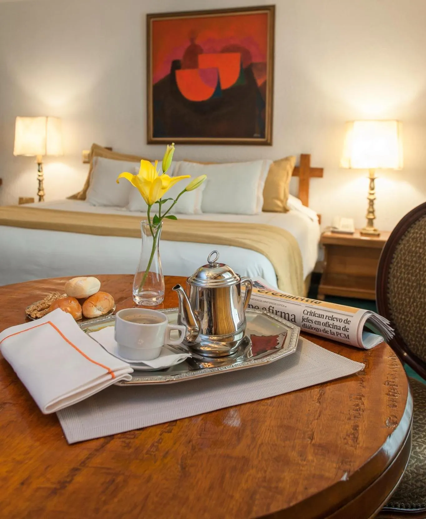 Coffee/tea facilities, Bed in Antara Hotel & Suites - Miraflores