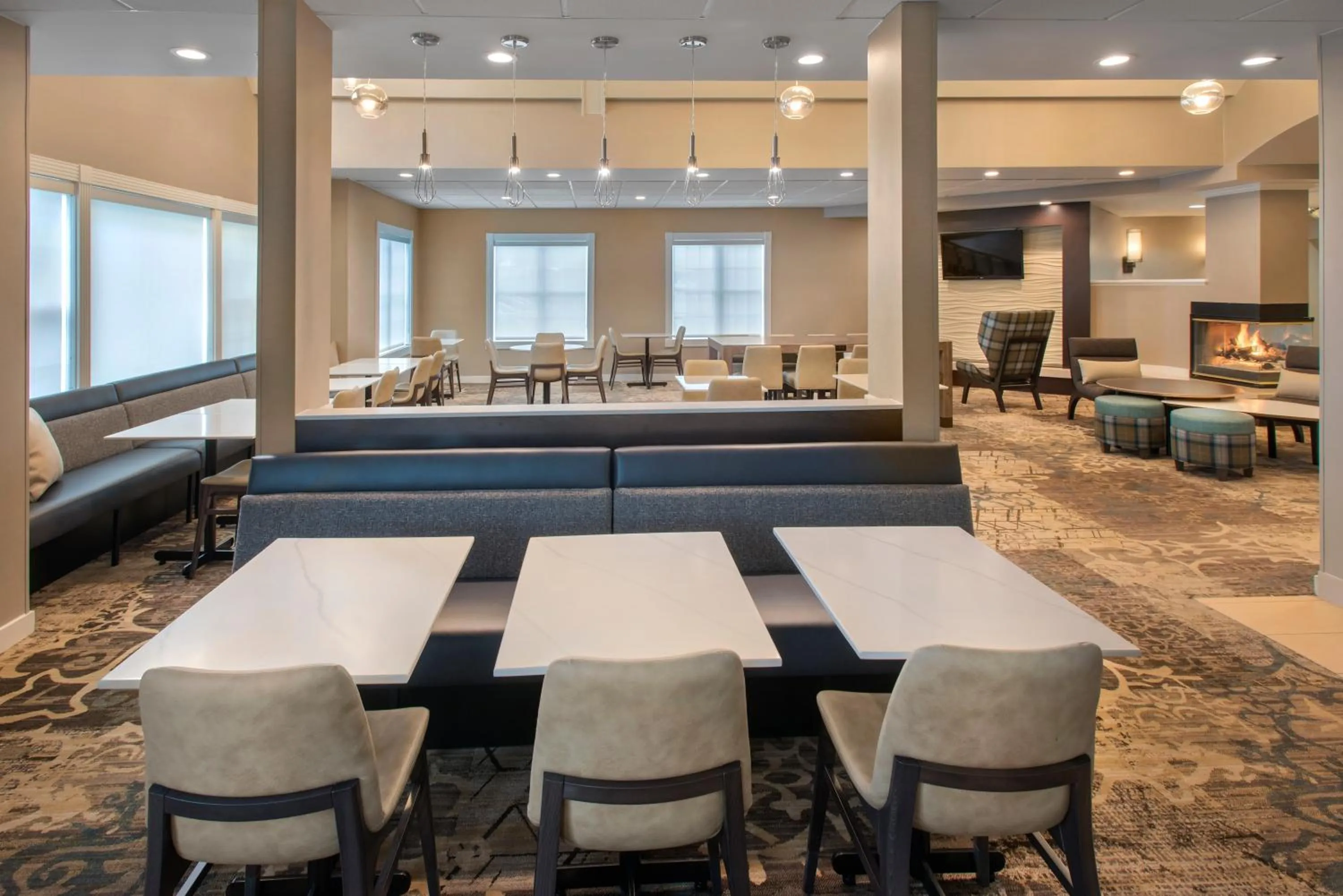 Lobby or reception in Residence Inn Hartford Manchester