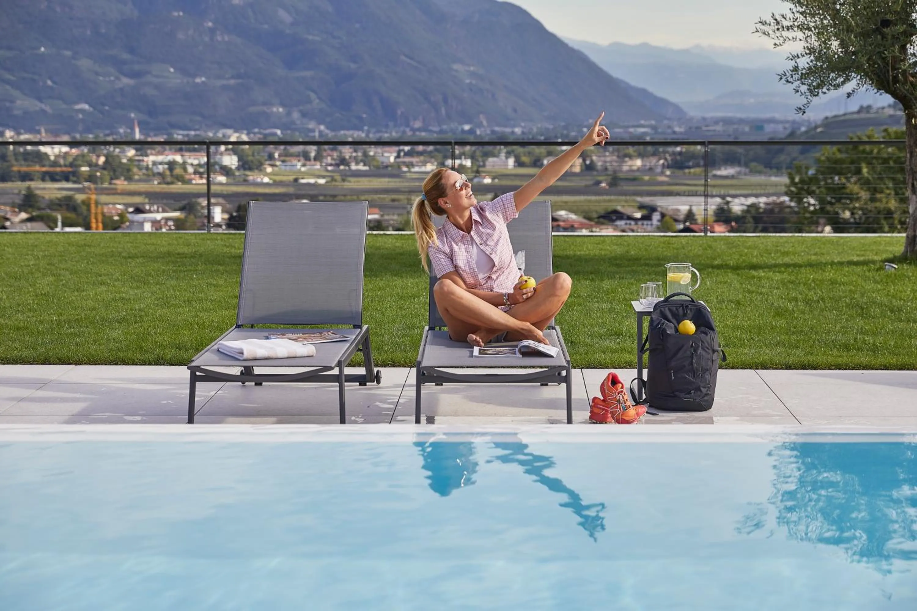 Swimming pool in The View Luxury Suites