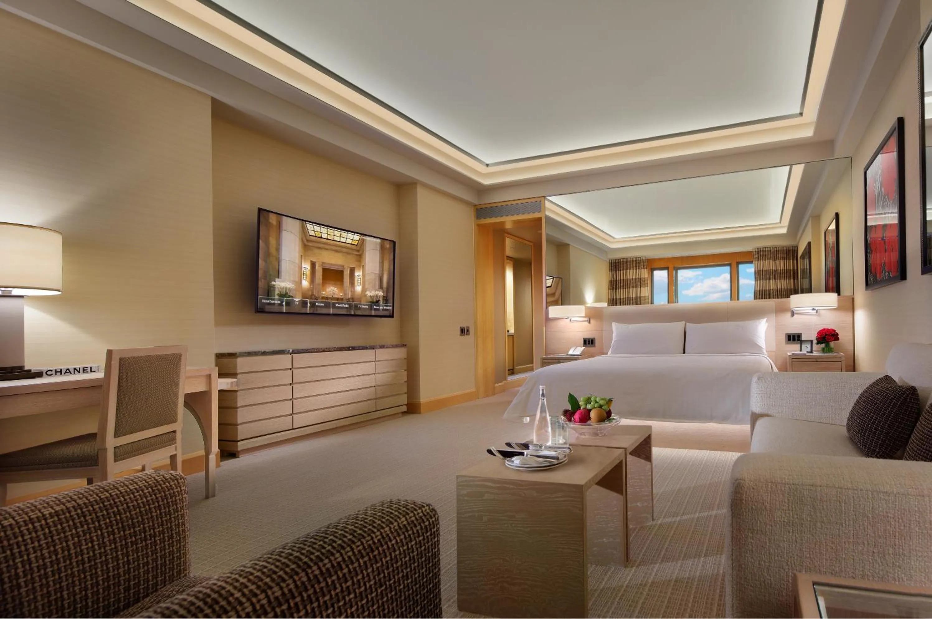 Bedroom in Four Seasons Hotel New York