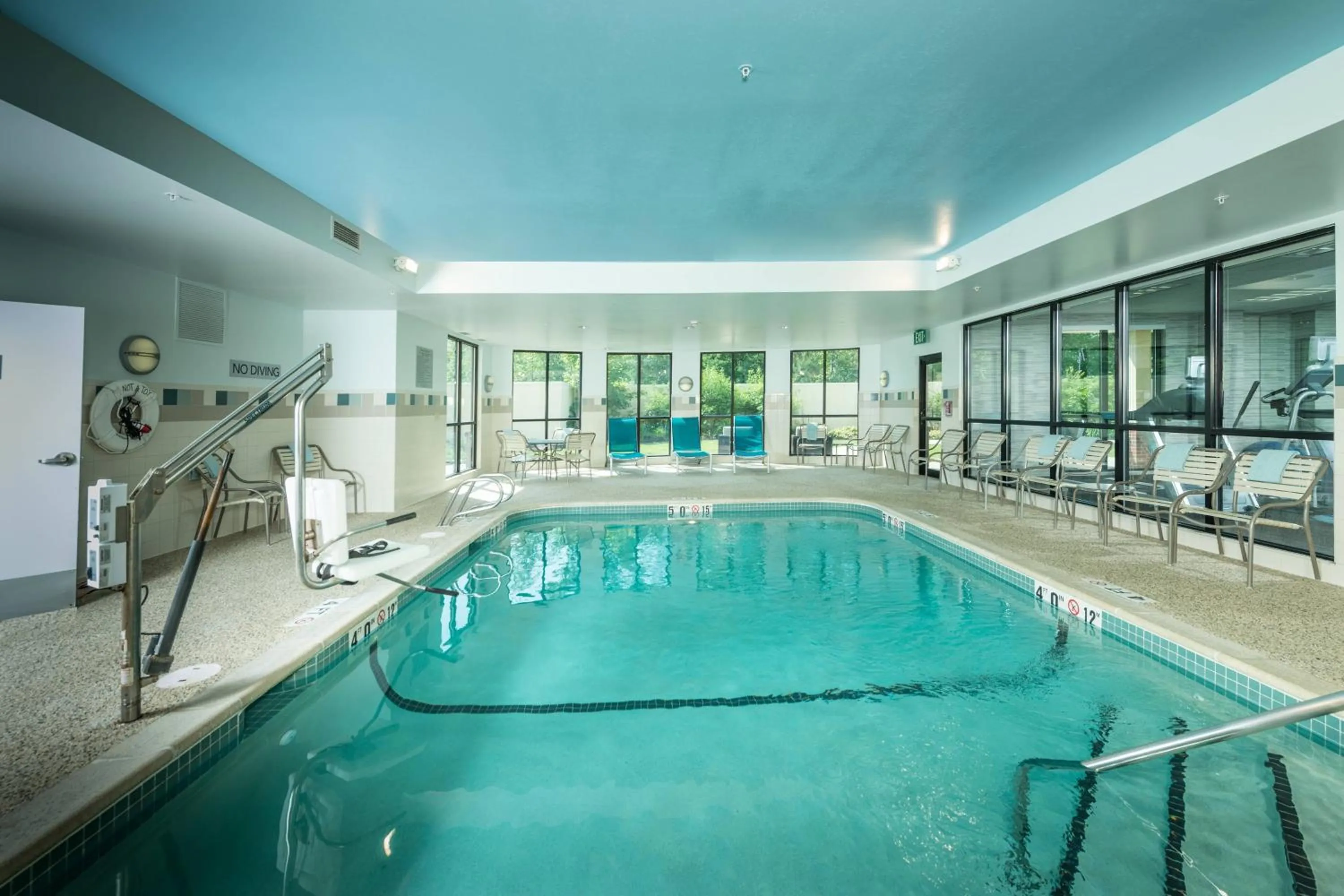 Swimming pool in Courtyard Bangor