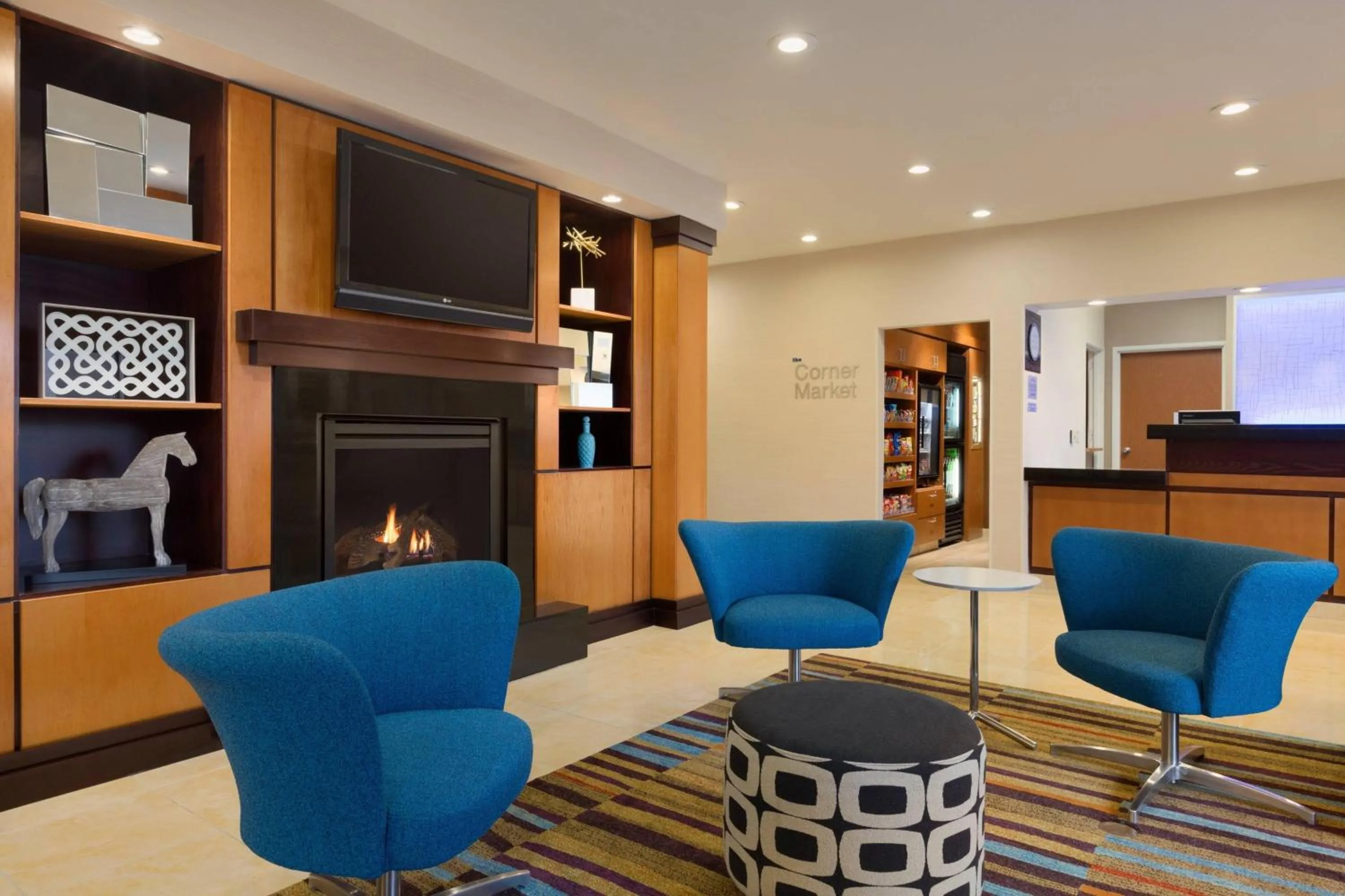 Lobby or reception in Fairfield Inn & Suites Bismarck North