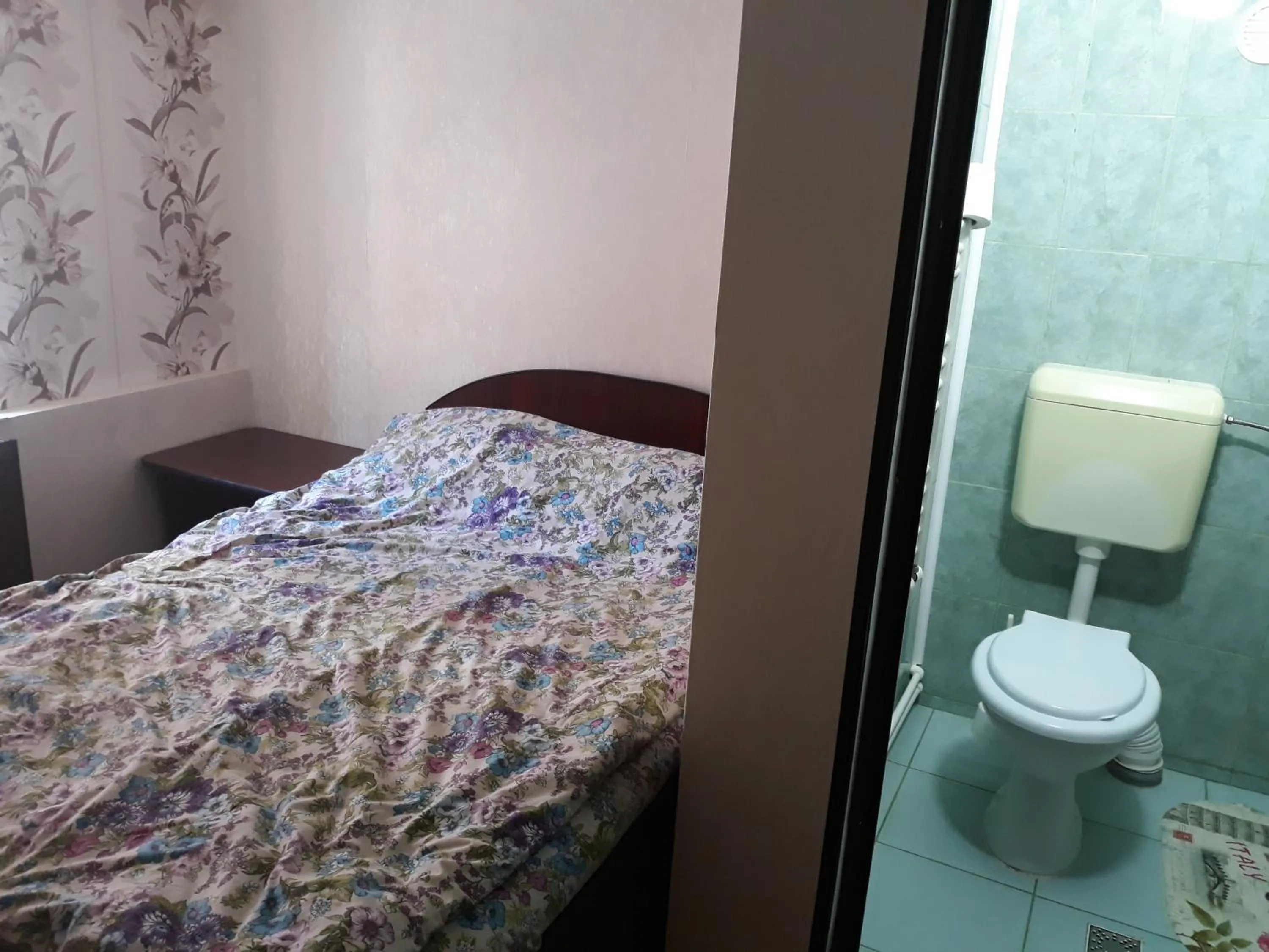 Bed in Pensiunea Red Rock