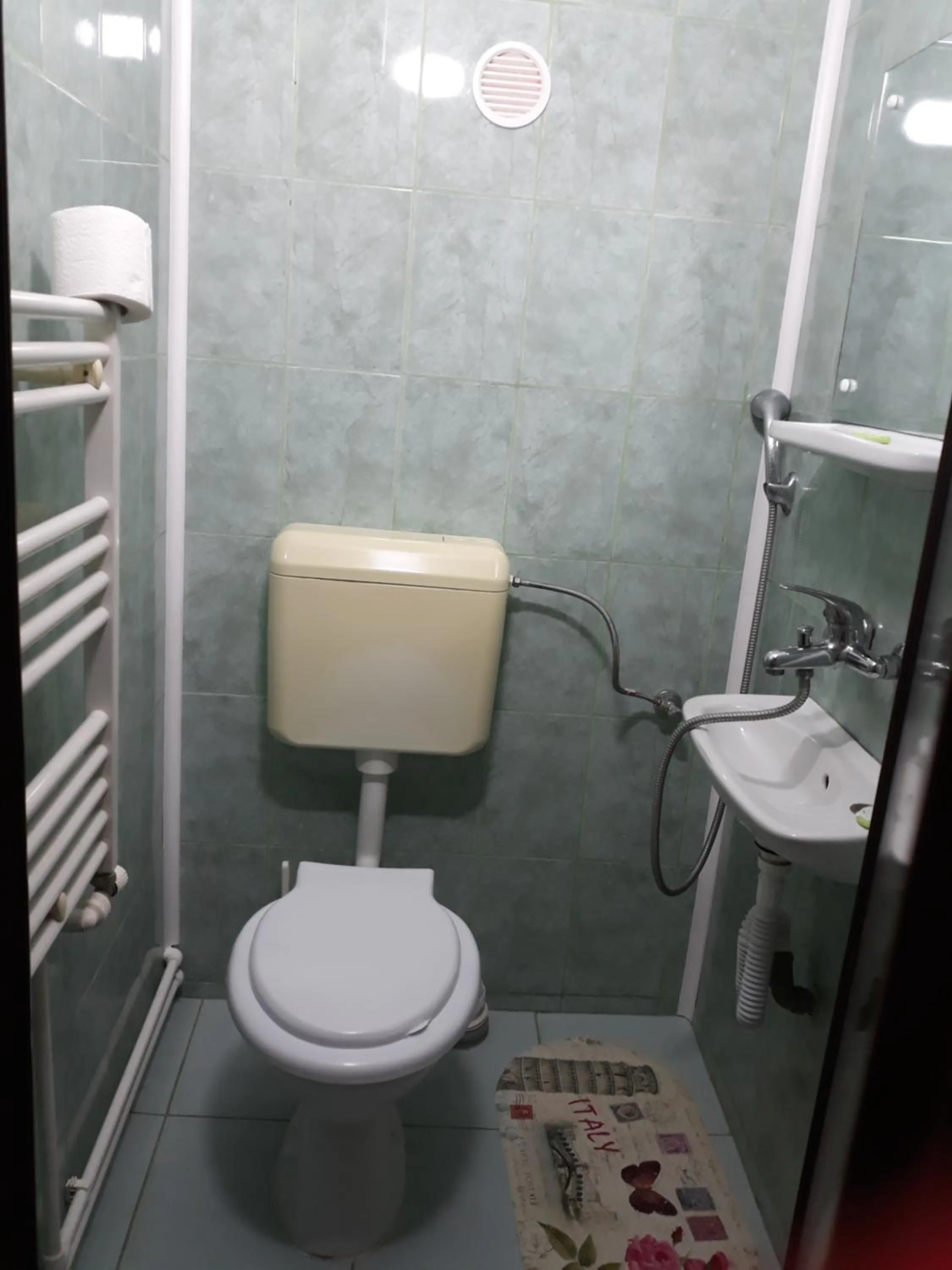 Shower in Pensiunea Red Rock