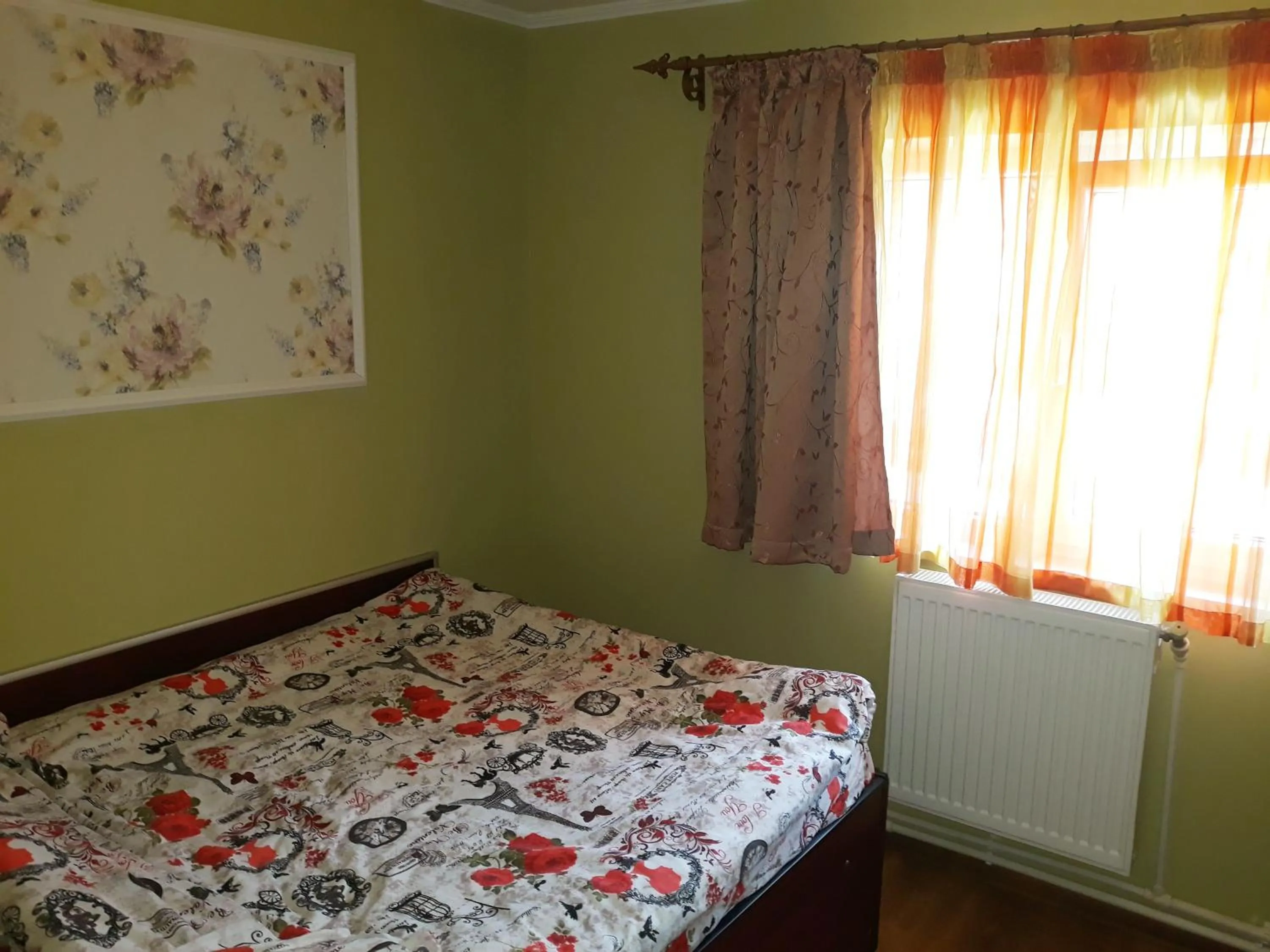 Bed in Pensiunea Red Rock