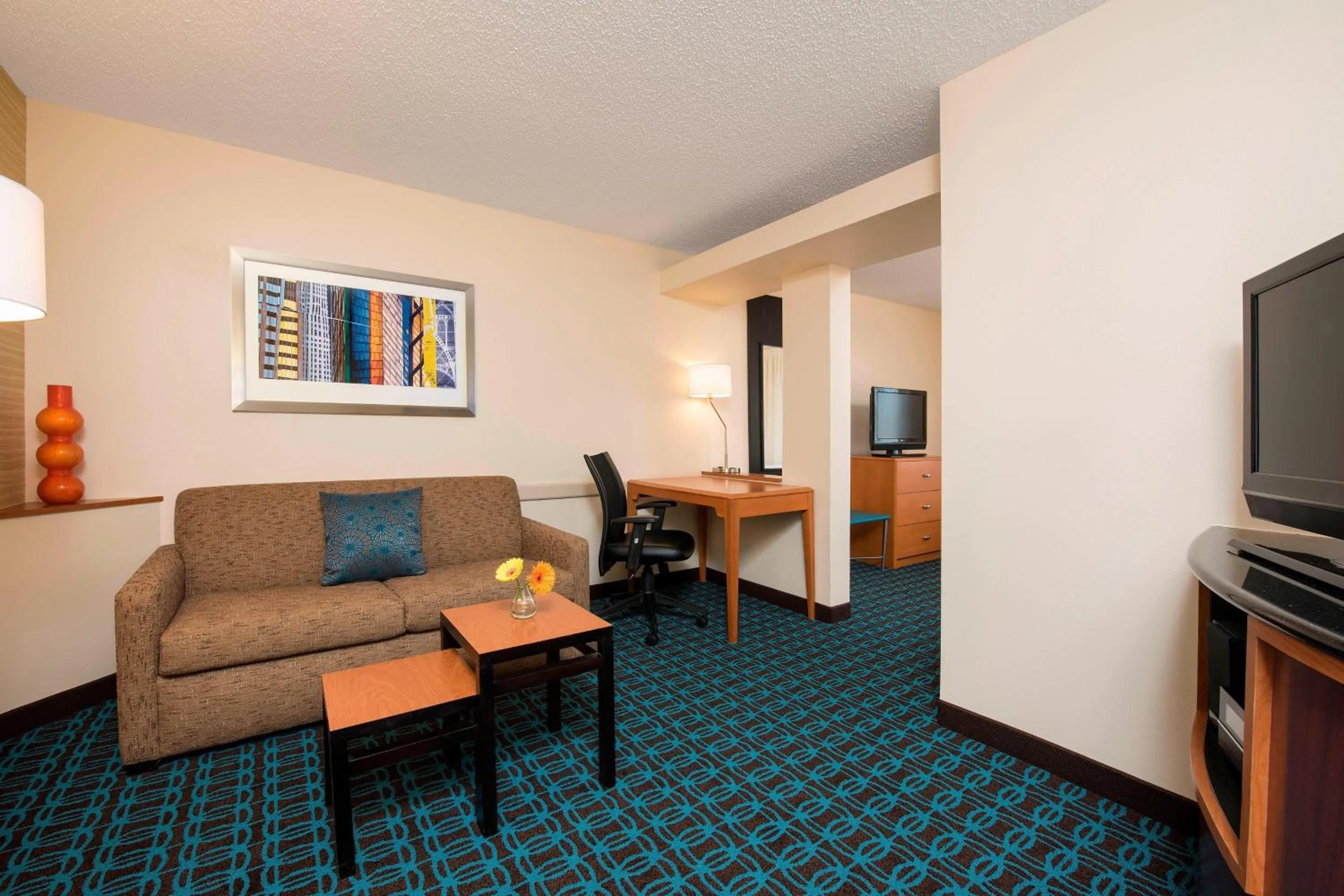 Bedroom in Fairfield Inn & Suites by Marriott Bloomington