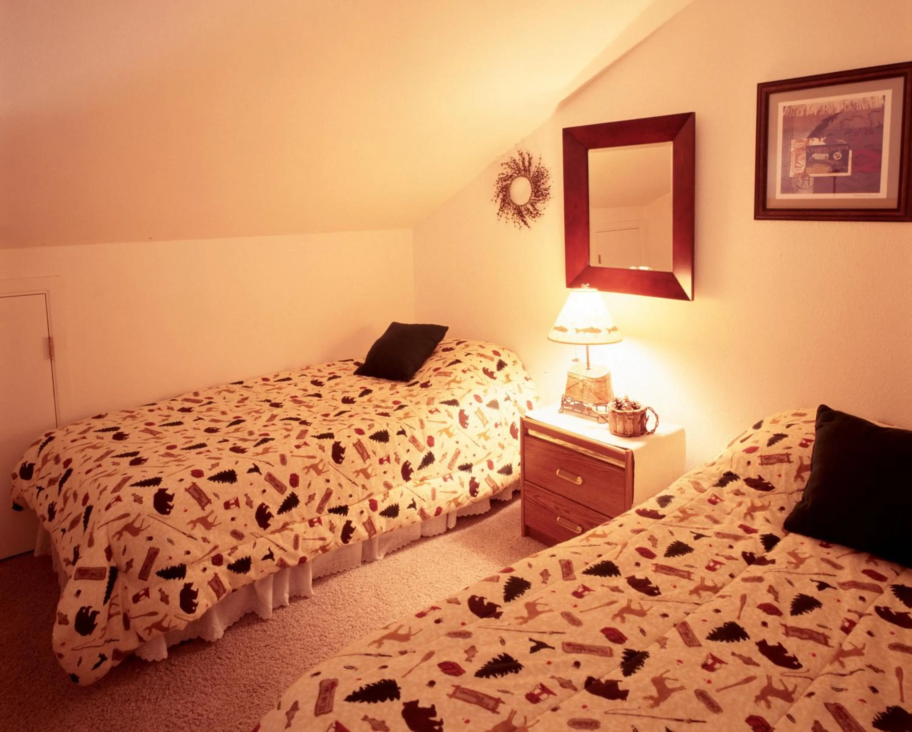 Bedroom, Bed in Red Pine Condominiums by All Seasons Resort Lodging