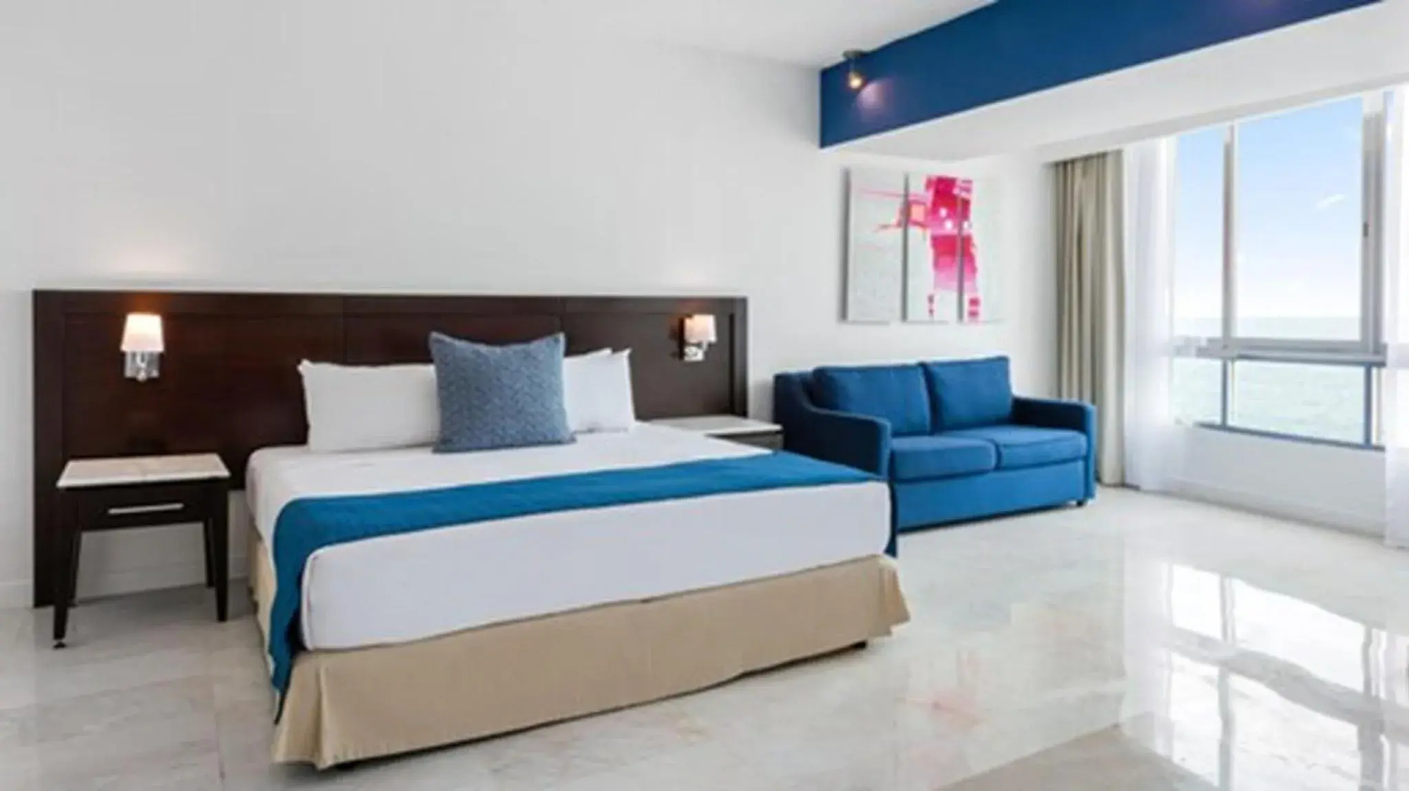 Bed in Park Royal Beach Mazatlán Bed in Park Royal Beach Mazatlán